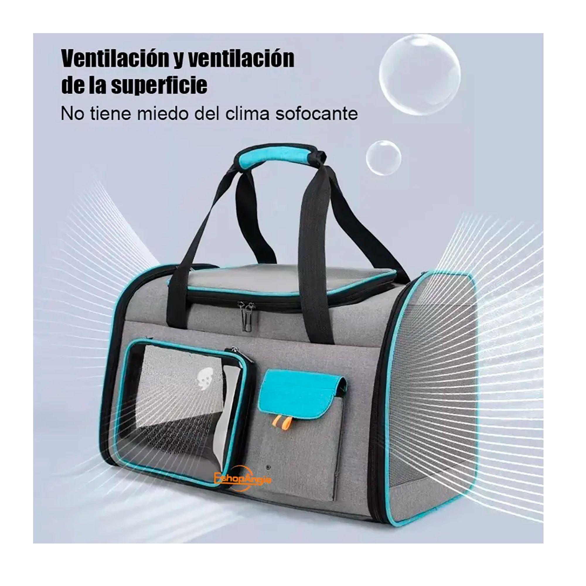 Bolso Transportador Para Mascota Viaje Mochila Transpirable-4
