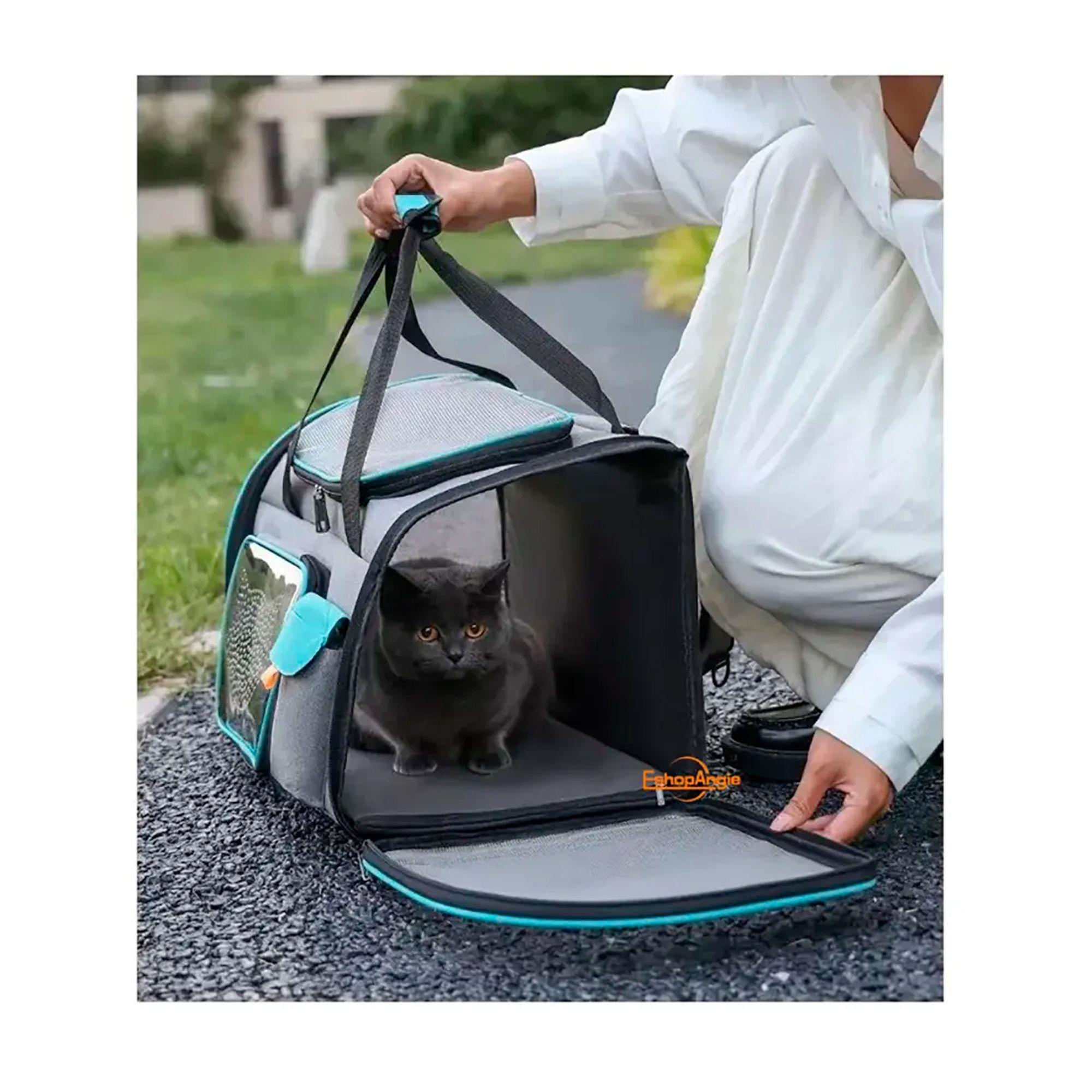 Bolso Transportador Para Mascota Viaje Mochila Transpirable-6