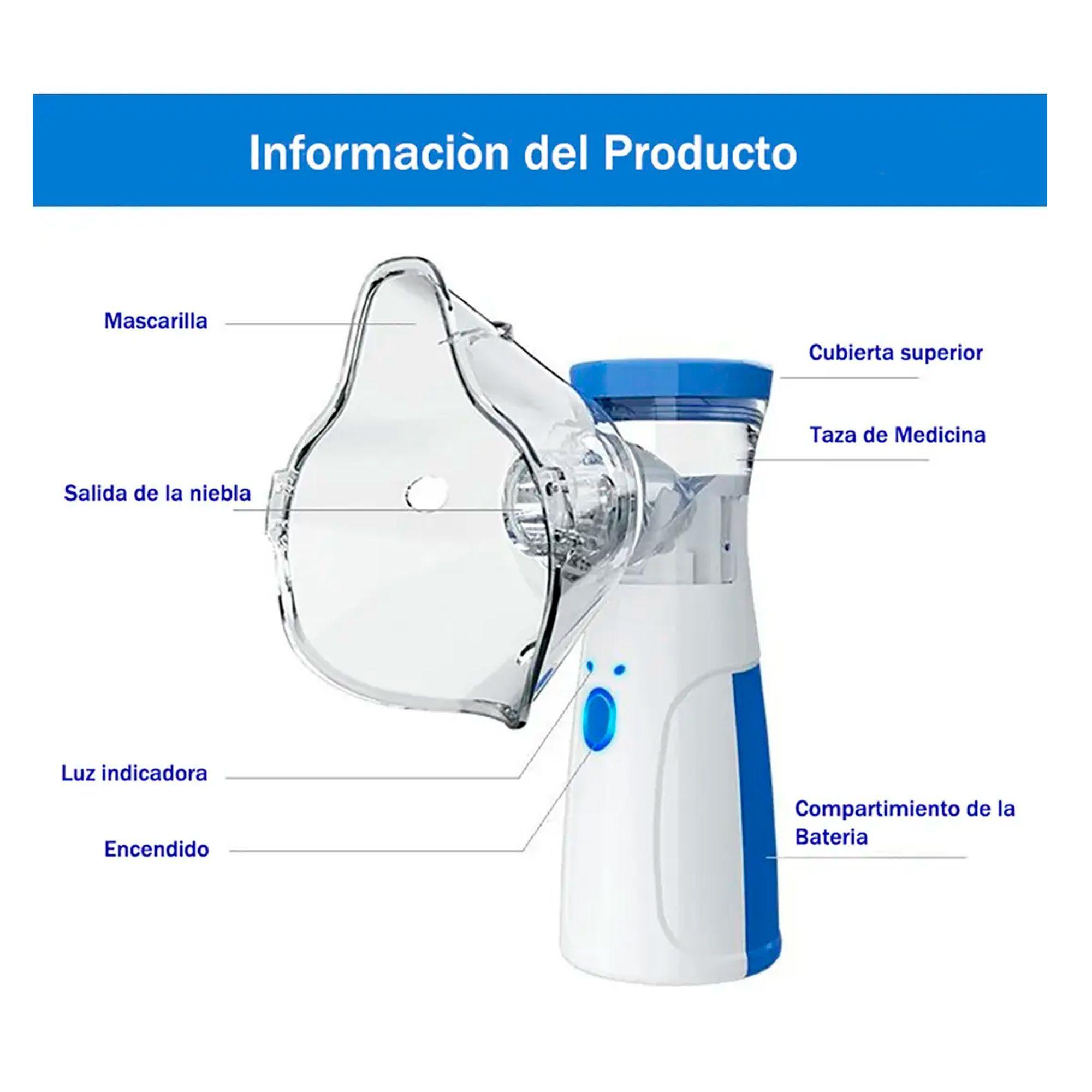 Nebulizador Portátil Niños Adultos Mesh Inhalador Usb-2