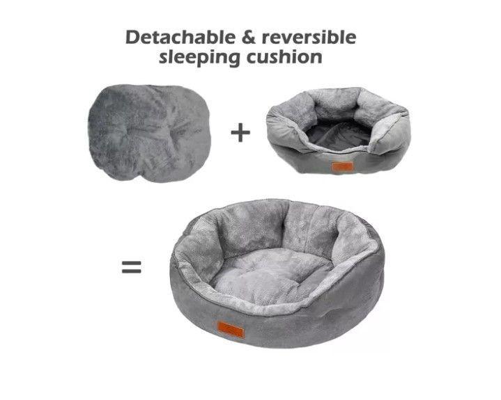 Cama Ultrasuave Antiestres Para Mascota Perros y Gatos-6