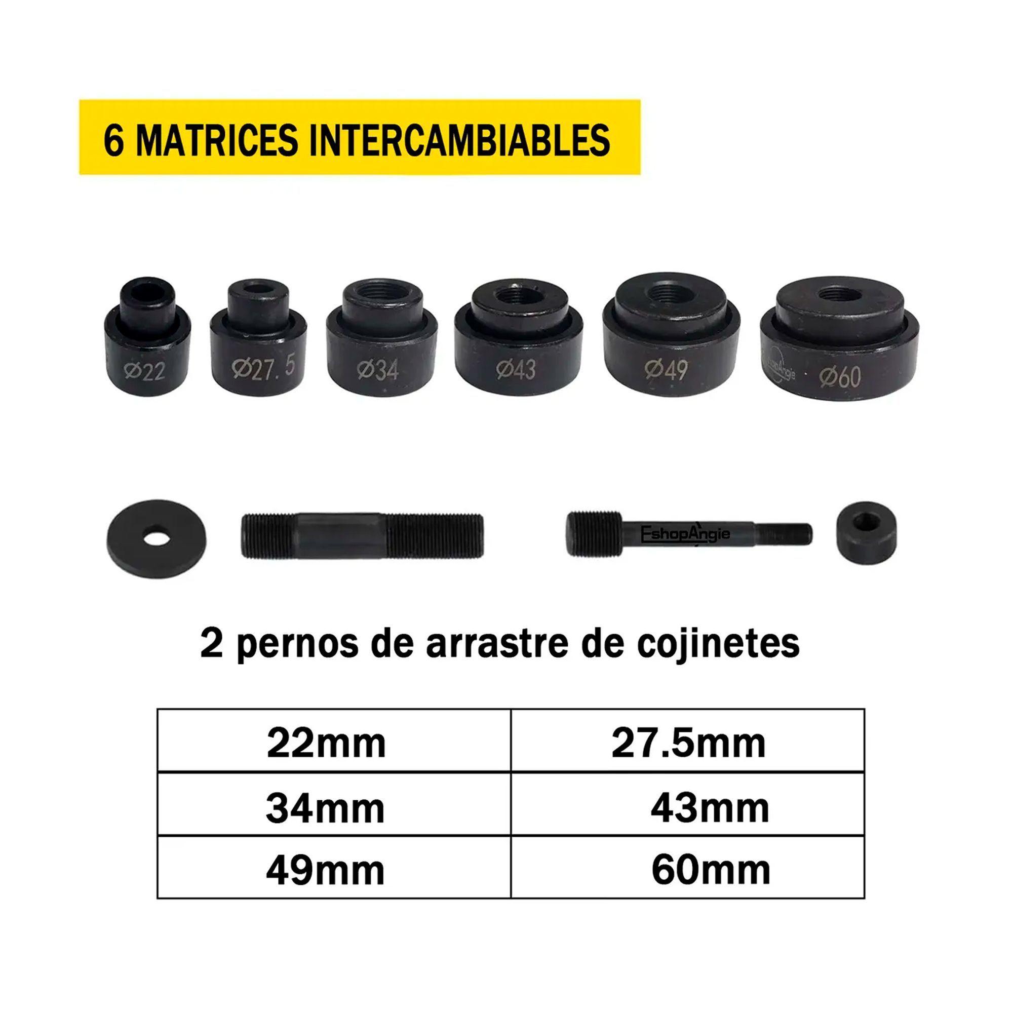 Knock Out Sacabocados Perforadora Hidráulica De Tableros -4