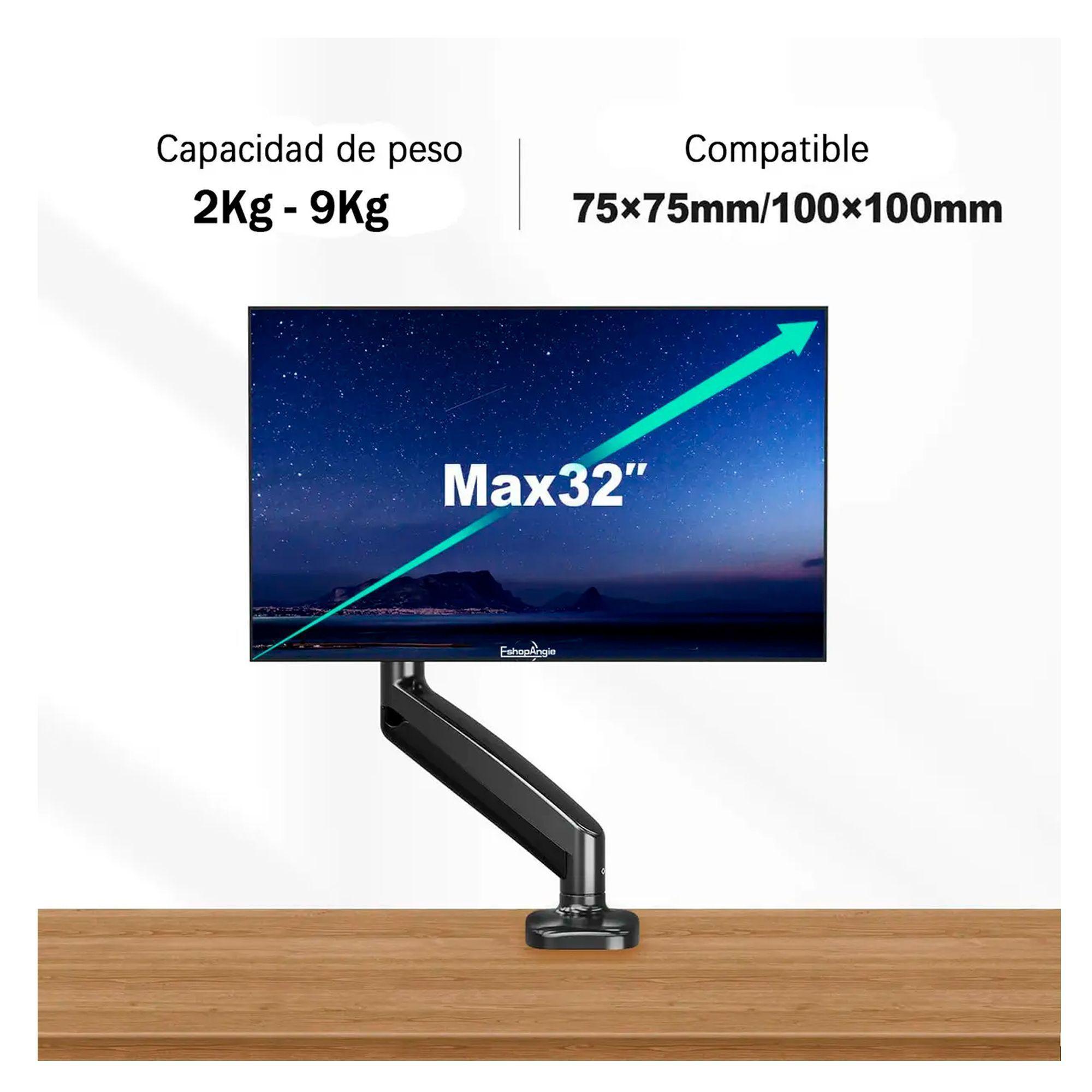 Soporte Ergonomico De Mesa Para Tv monitor 1 Brazo 17 30-2