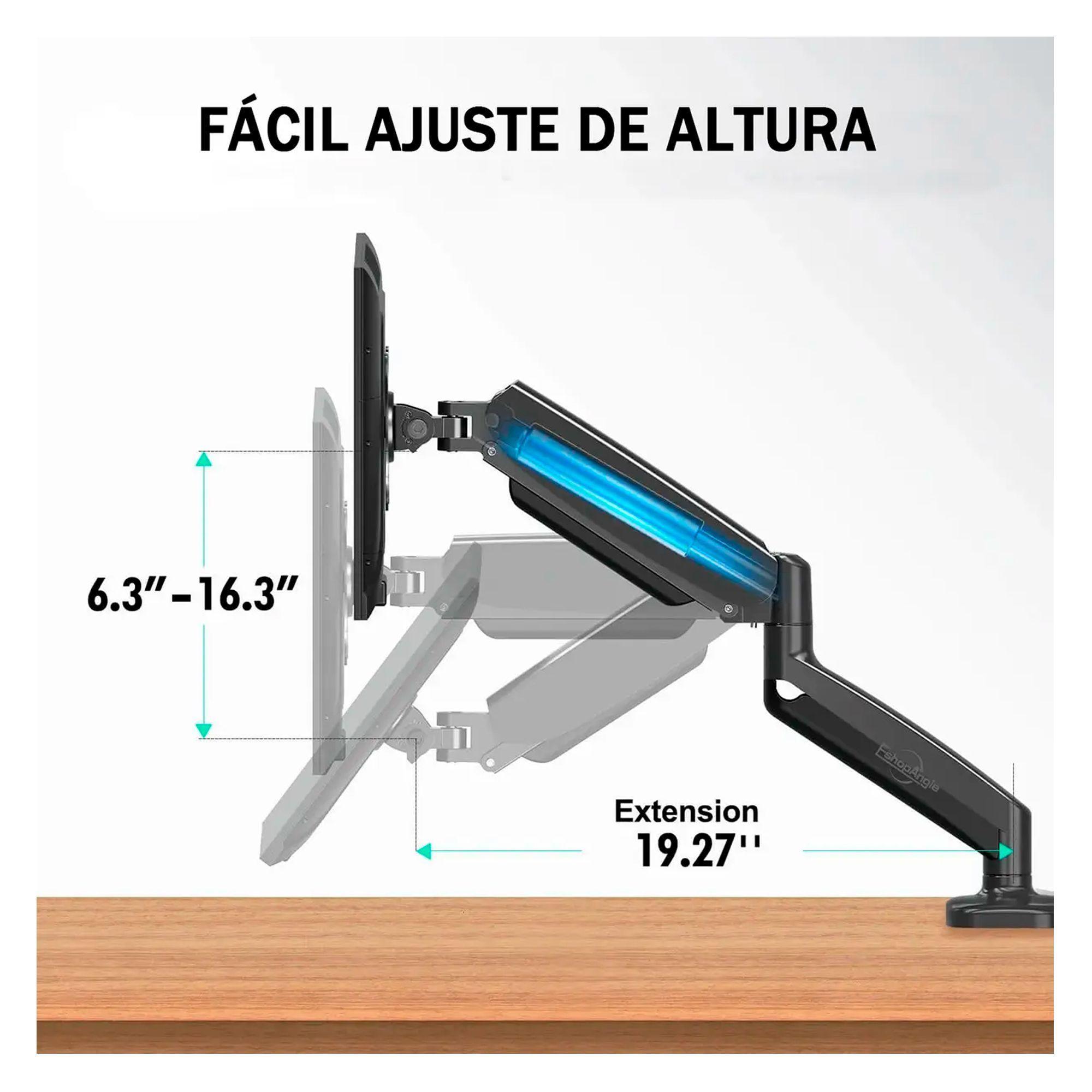 Soporte Ergonomico De Mesa Para Tv monitor 1 Brazo 17 30-4