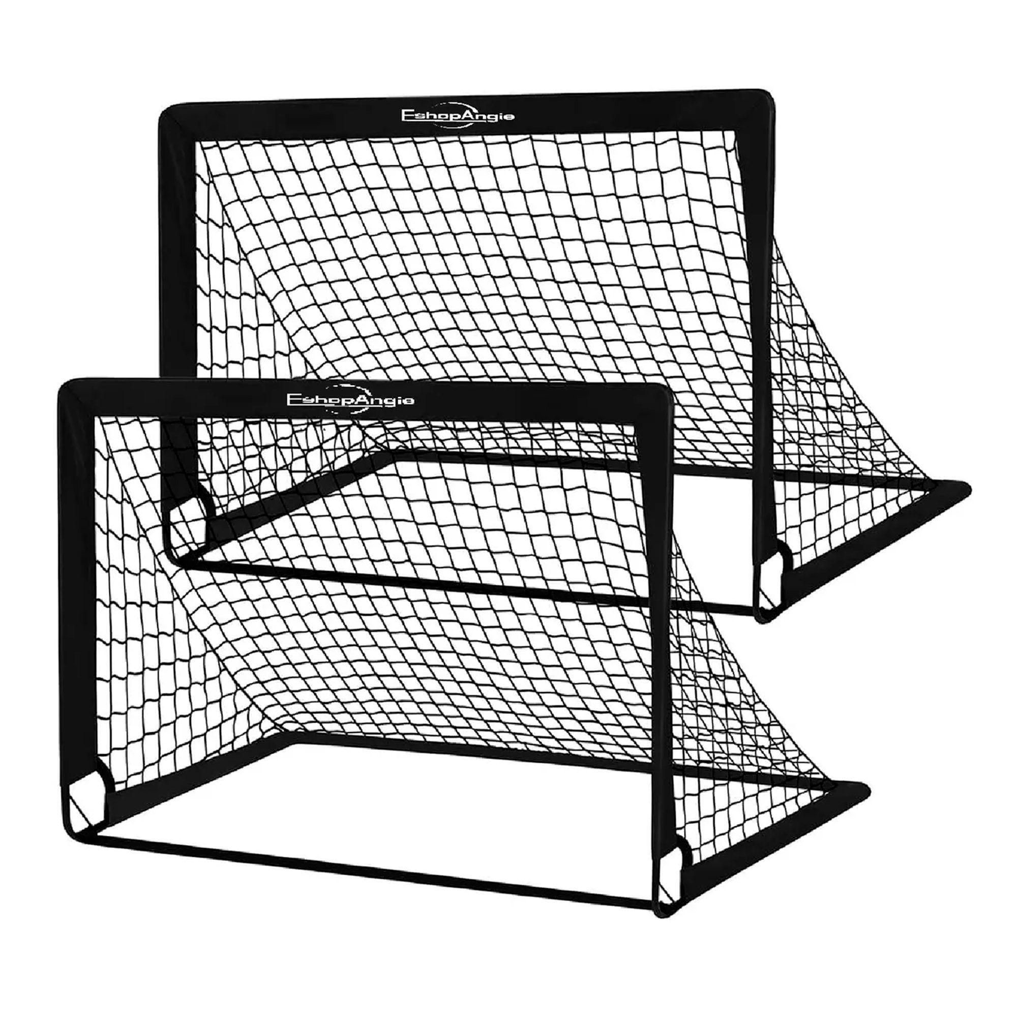 2 Juego De Porterías De Fútbol Portátil Para Niños 120*90cm-2