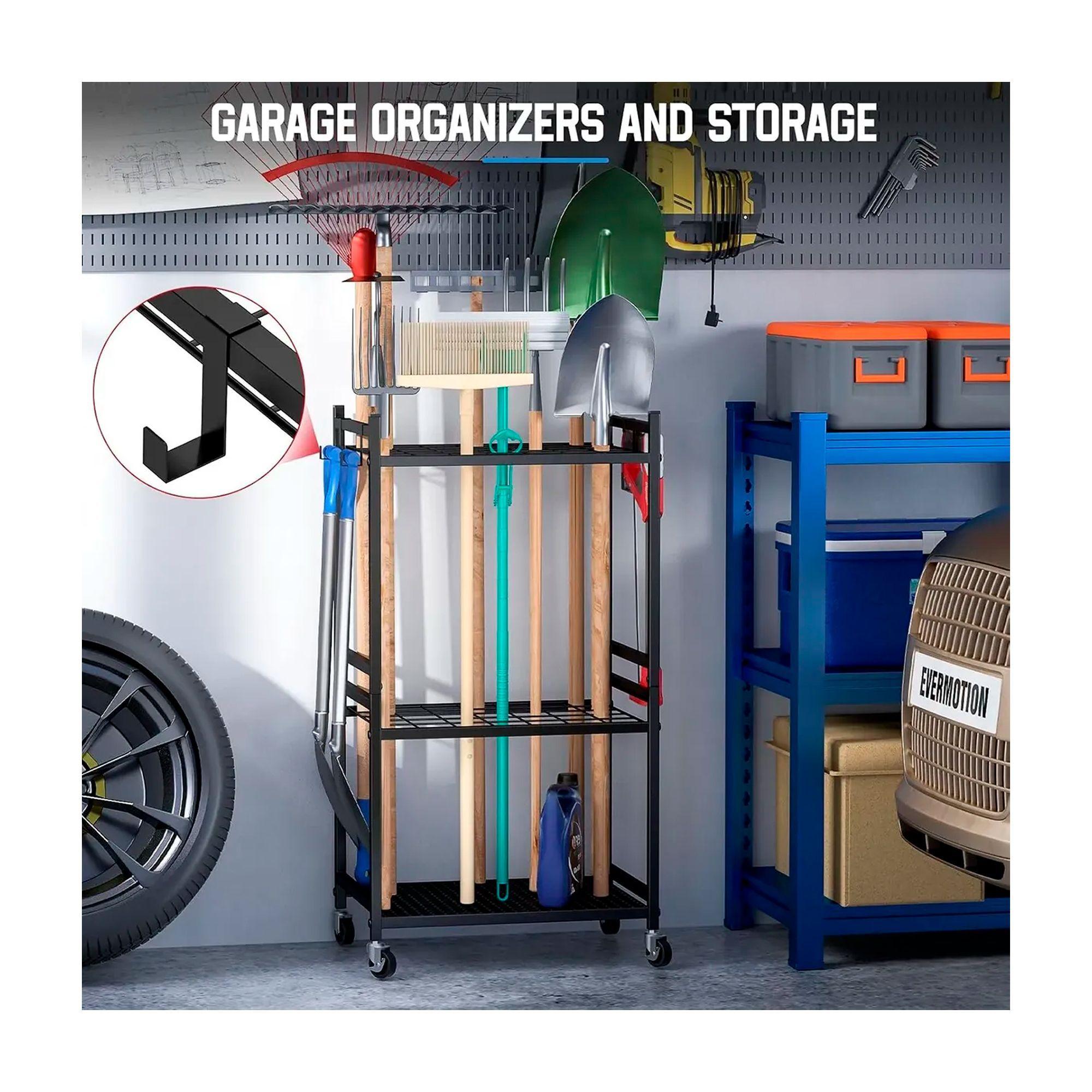 Organizador Carro De Herramientas Jardin Con Ruedas Estante-2