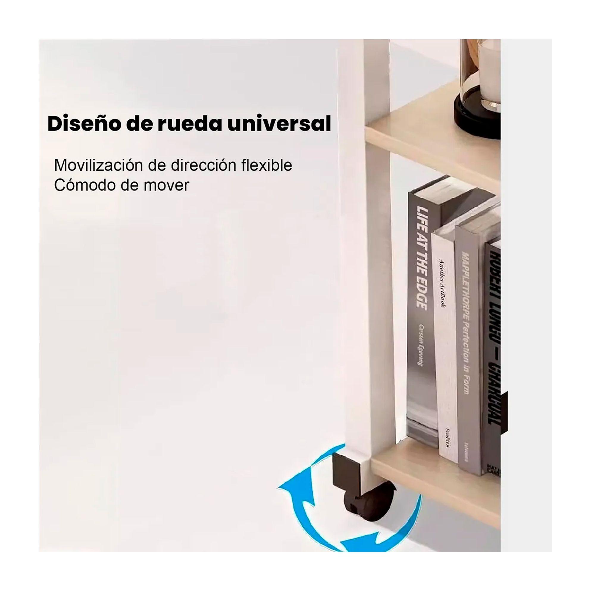 Mesa Auxiliar Altura Ajustable Con Ruedas Multifuncional-4