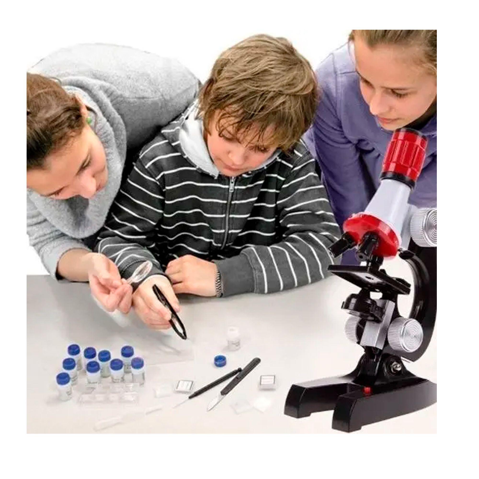 Kit De Ciencia Para Niños Microscopio Juguete Educativo-3