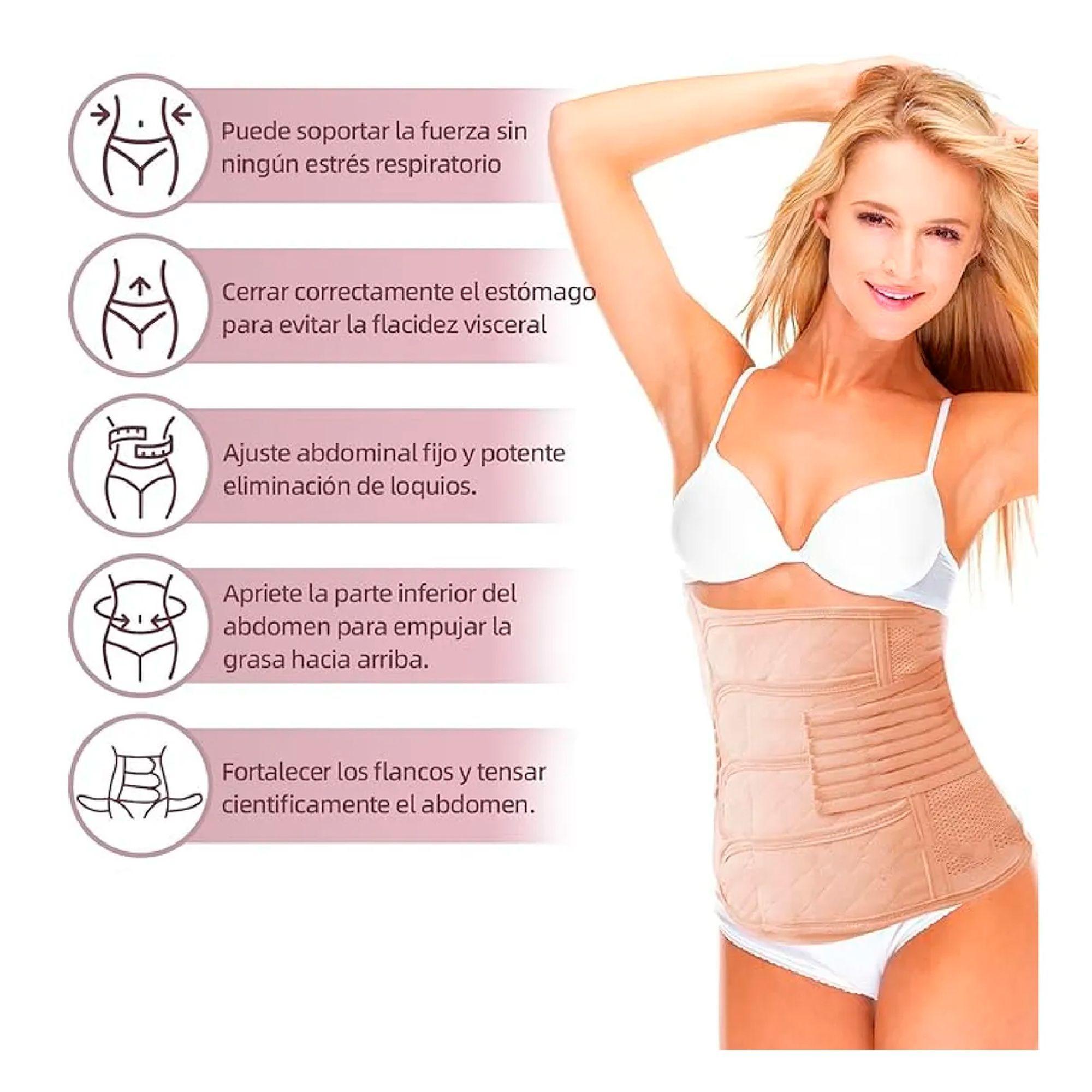 Faja Postparto 4 Bandas Ajustable Nude Xxl Agregar a favoritos-4