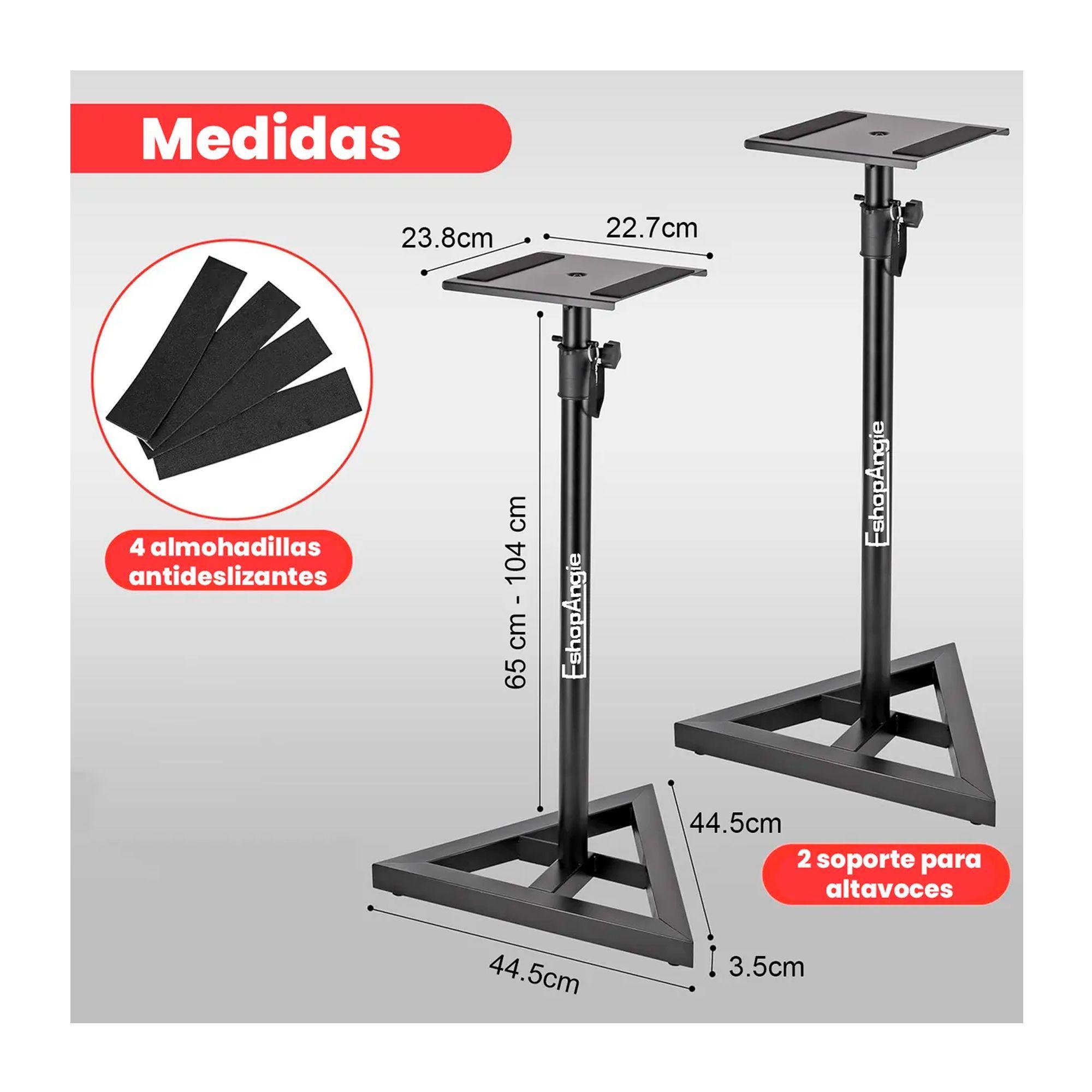 Par De Atriles De Monitor Estudio Soporte Ajustable-4