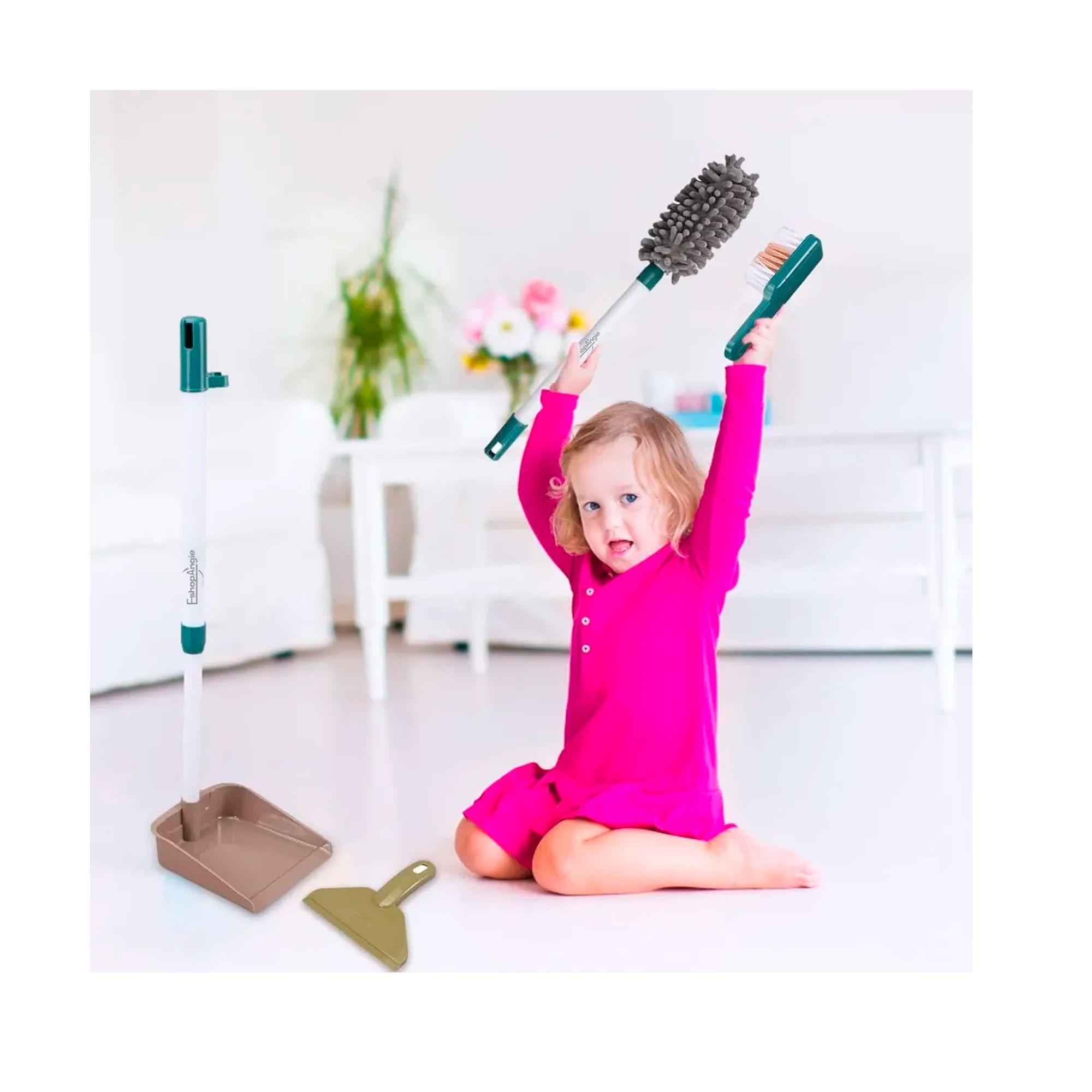 Juguete De Limpieza Set 8pcs Juego De Aseo Didáctico Niños-5