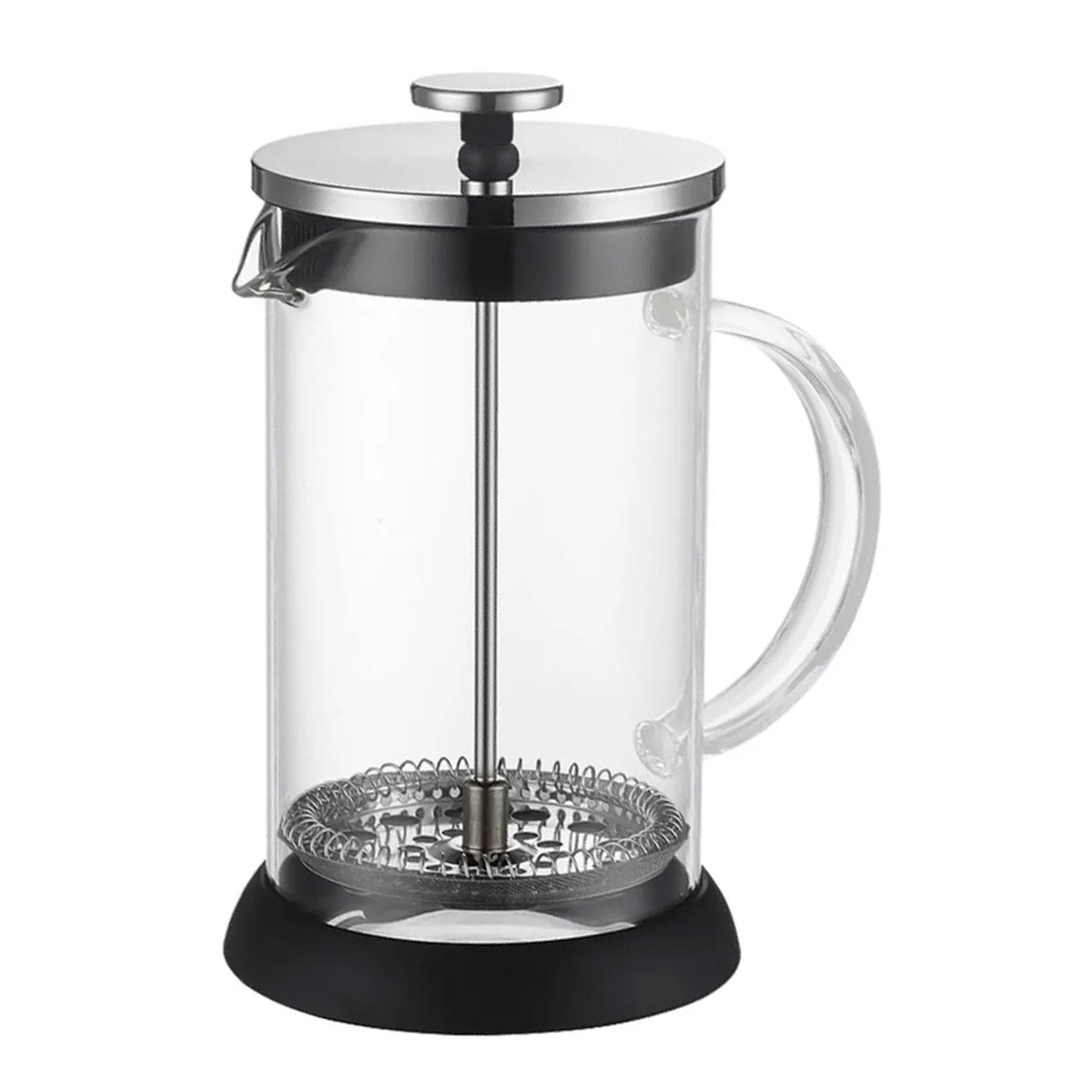 Cafetera Prensa Francesa 800ml De Vidrio Y Acero Te Cafe-0