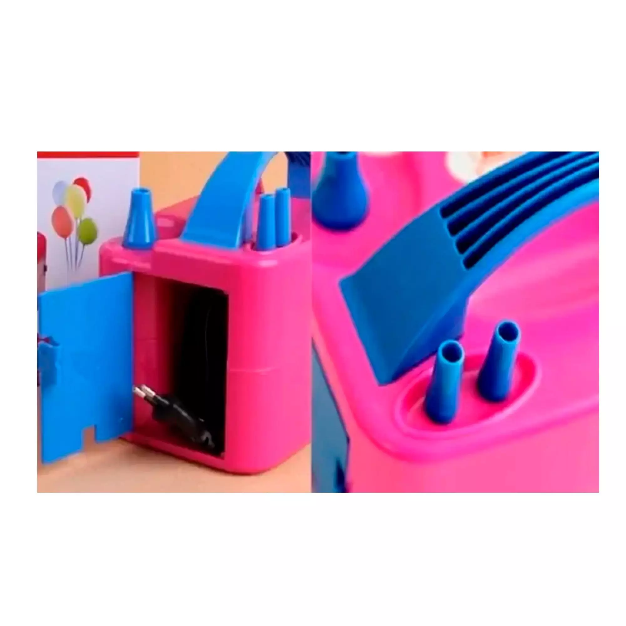 Inflador Globos Electrico Con 2 Inyectores 600w-2