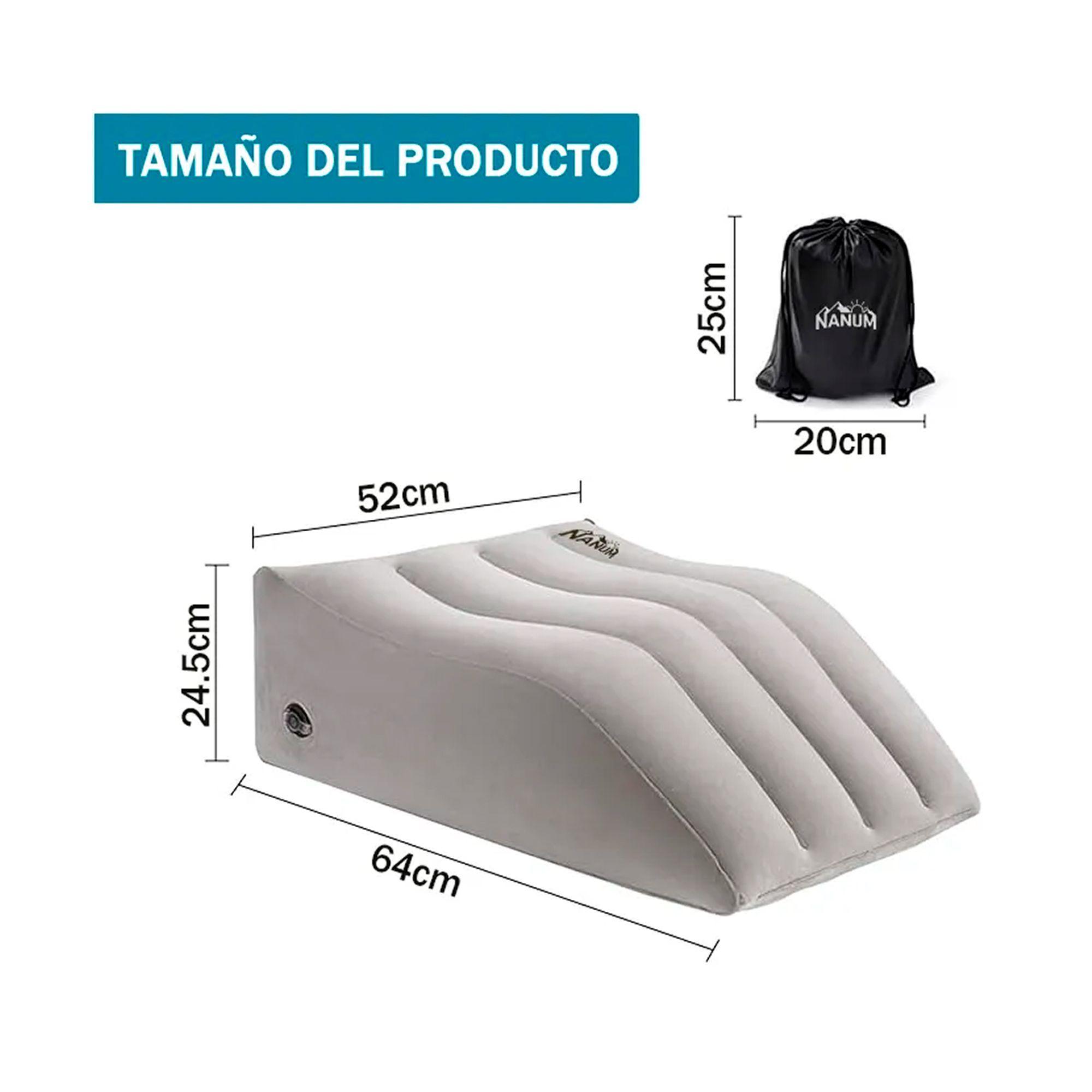 Almohada Cuna Elevacion De Piernas Cojin Inflable Relajante-5
