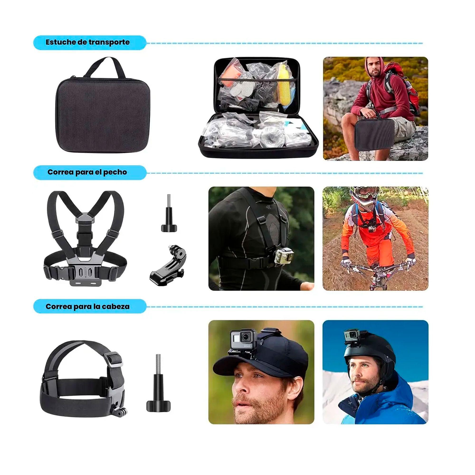 Kit De Accesorios 50 En 1 Para Camara De Accion-5
