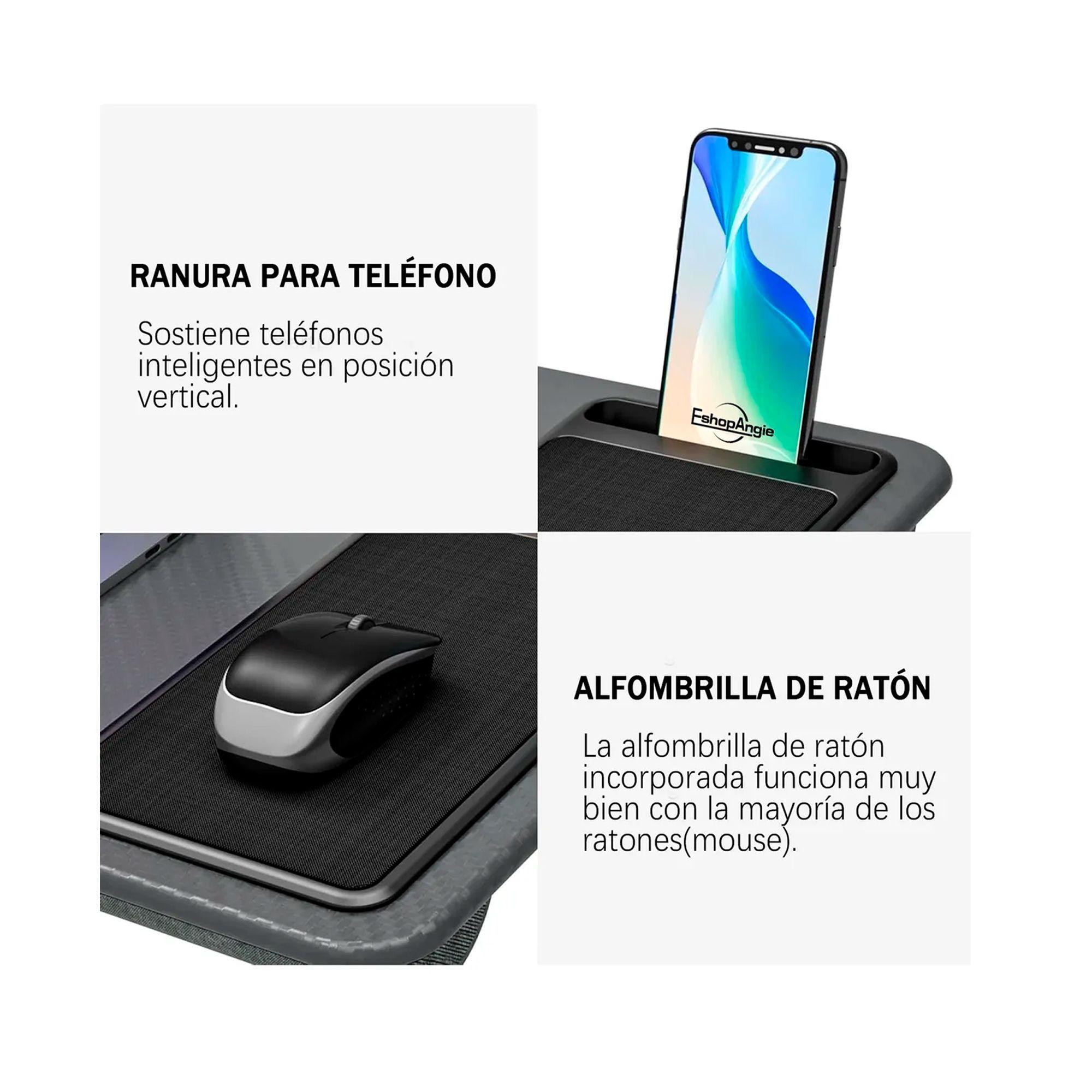 Soporte Notebook Cama Bandeja Celular Mouse Ergonomico-5