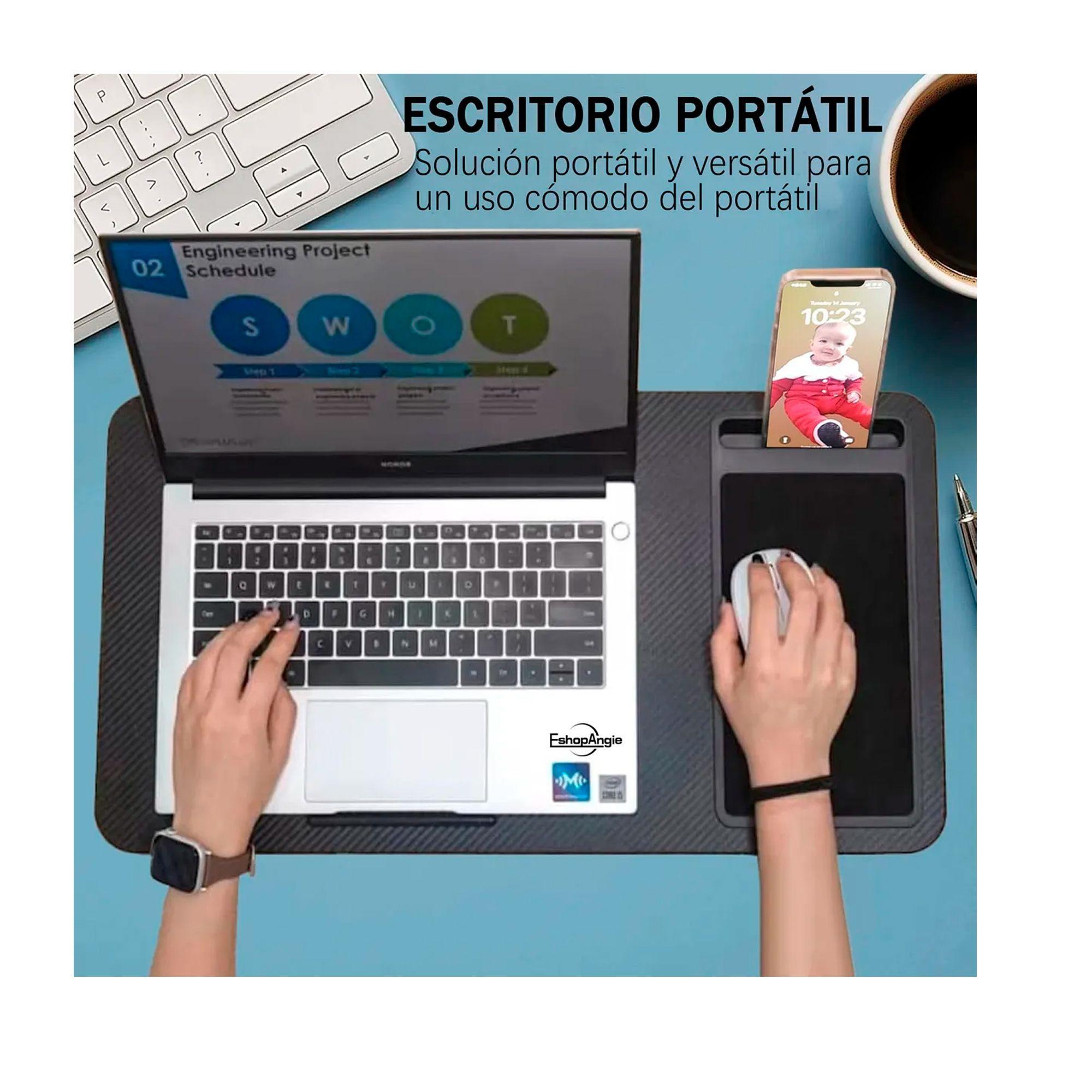 Soporte Notebook Cama Bandeja Celular Mouse Ergonomico-6