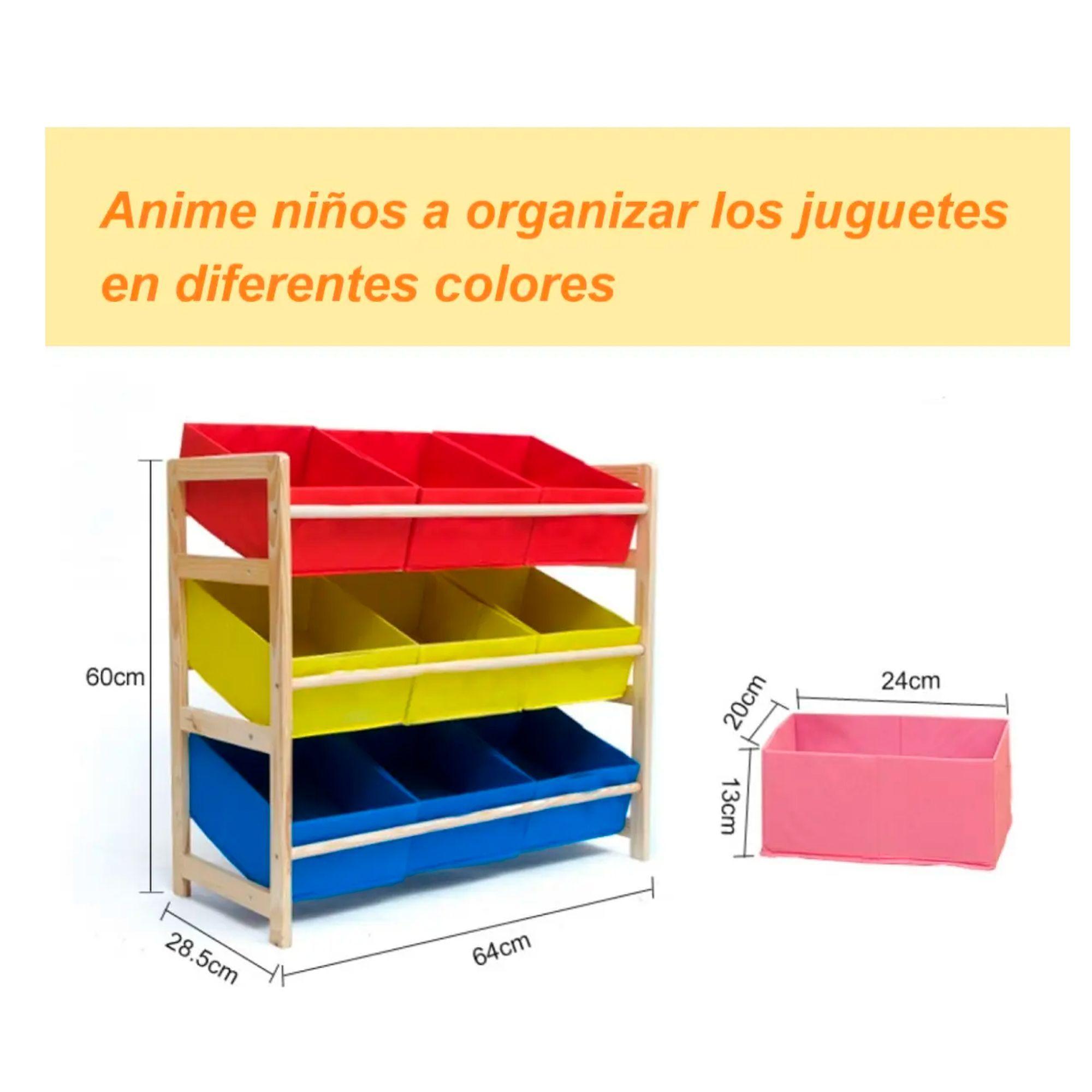 Estante Infantil Organizador De Juguetes Repisa 64x28 5x60cm-2