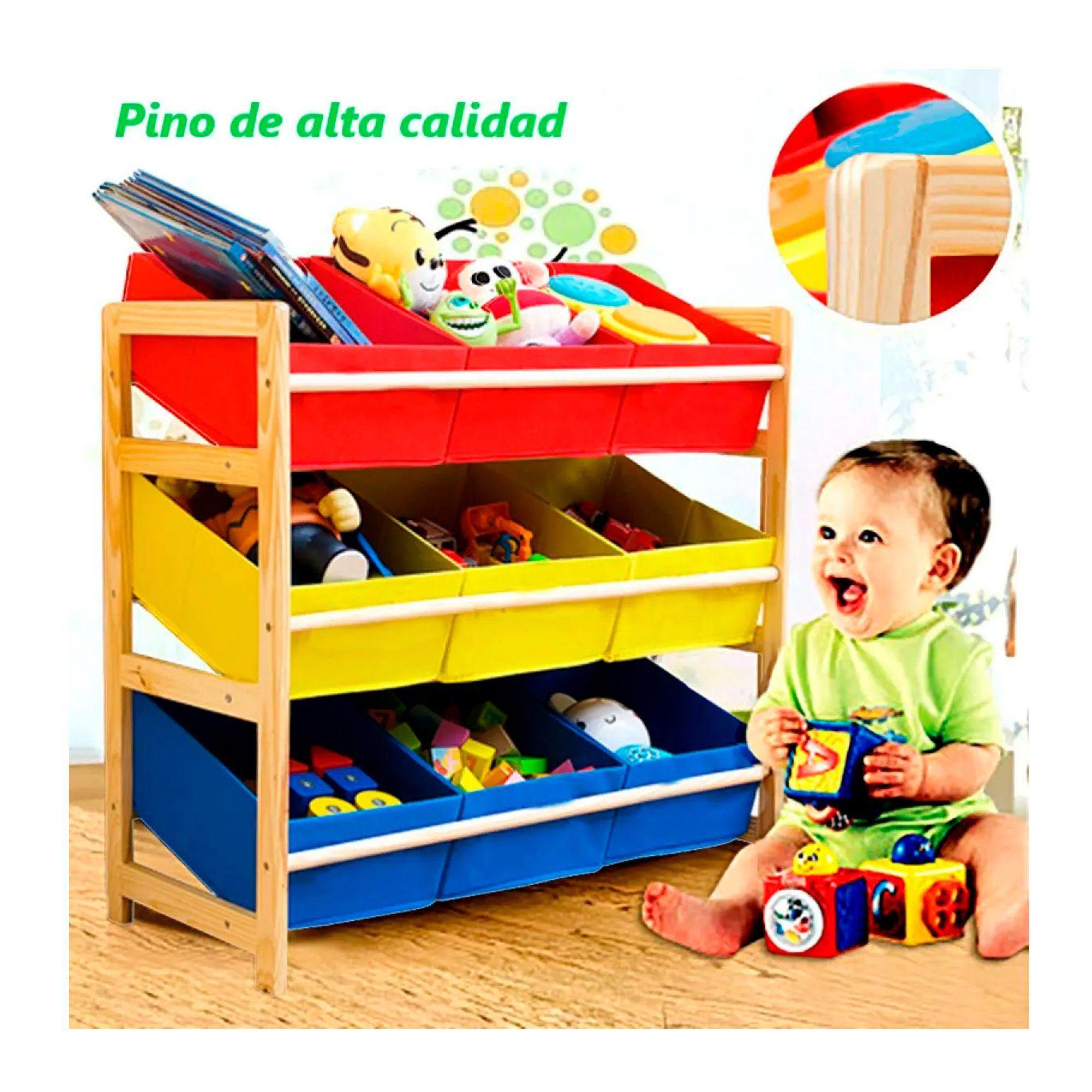 Estante Infantil Organizador De Juguetes Repisa 64x28 5x60cm-3
