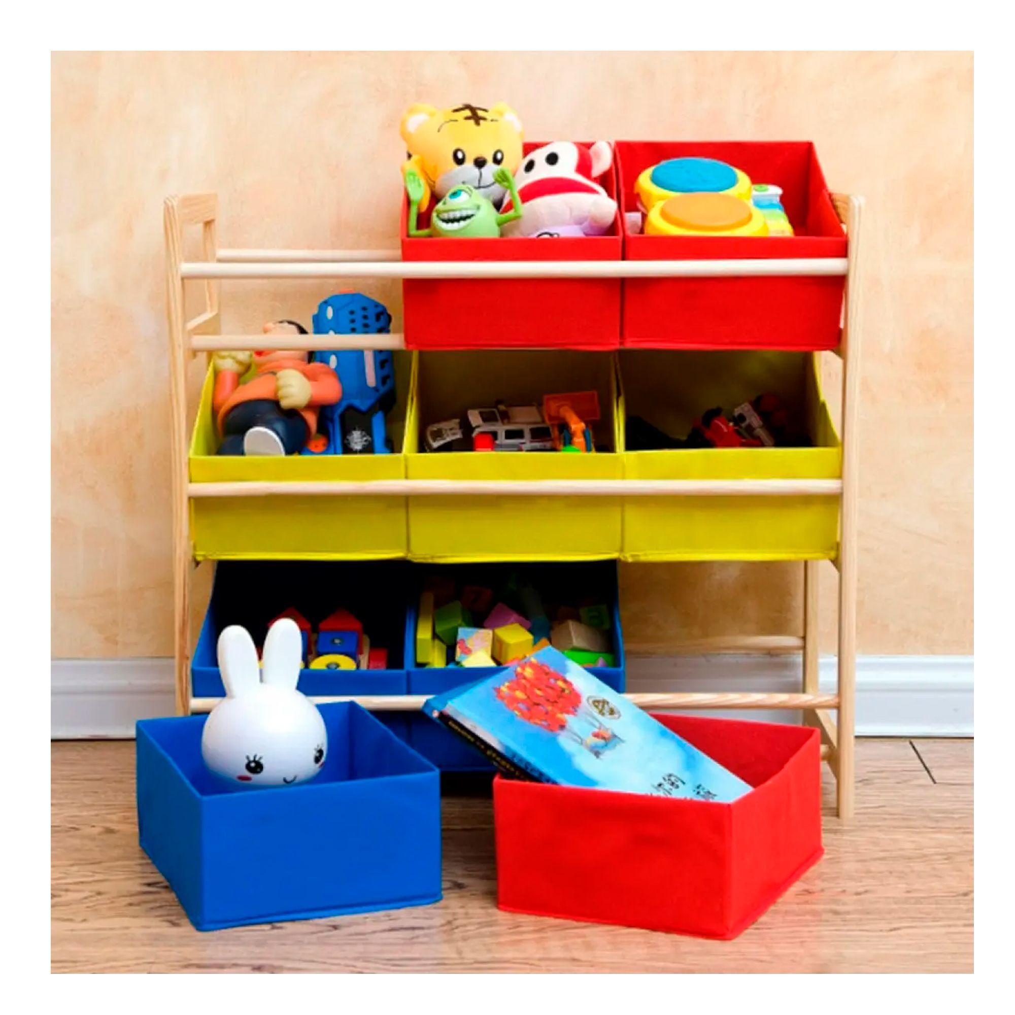 Estante Infantil Organizador De Juguetes Repisa 64x28 5x60cm-4
