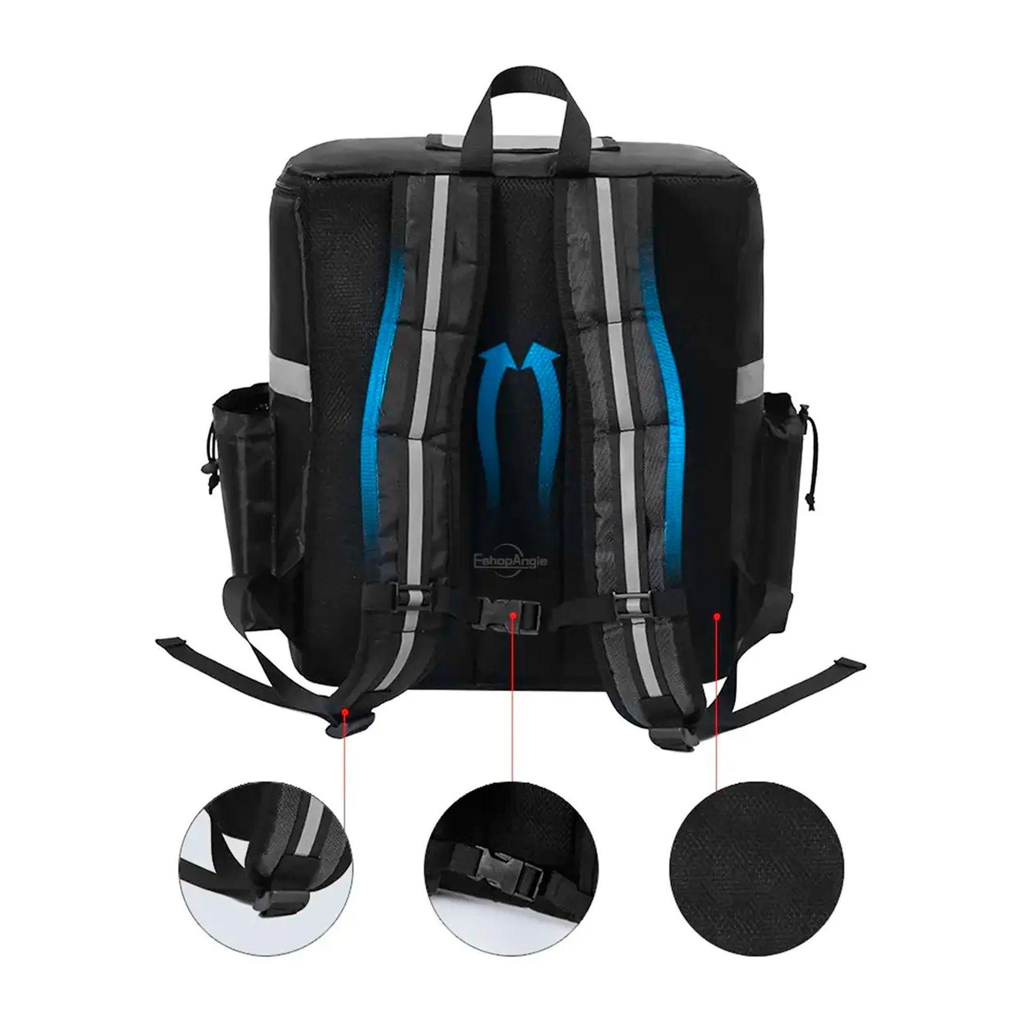 Mochila Térmica Para Delivery Repartidor Multifuncional-3