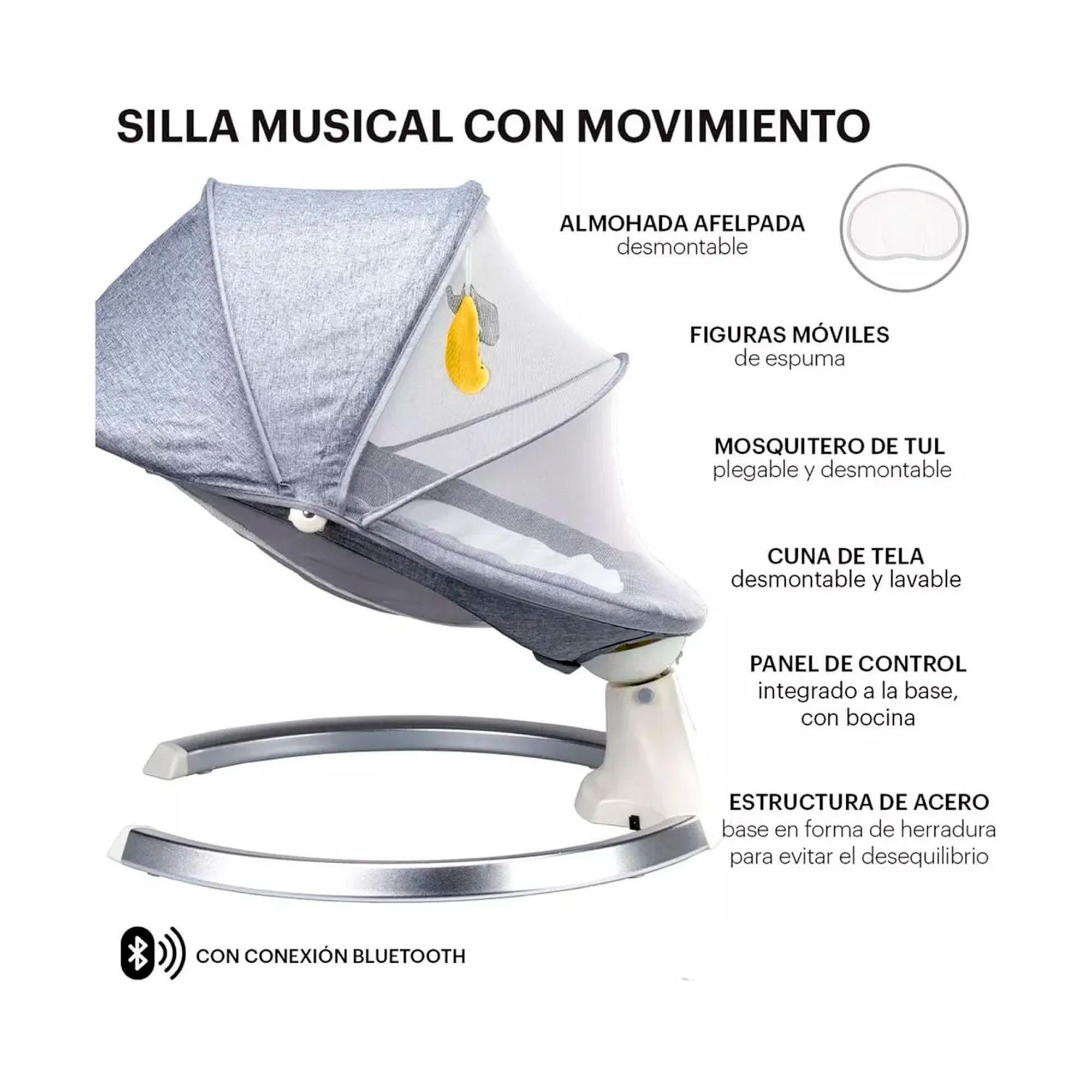Silla Mecedora Electrica Inteligente Bebés Multifuncion-7