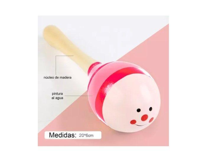 Set 8 Instrumento Musicales Montessori Madera Para Niños-4
