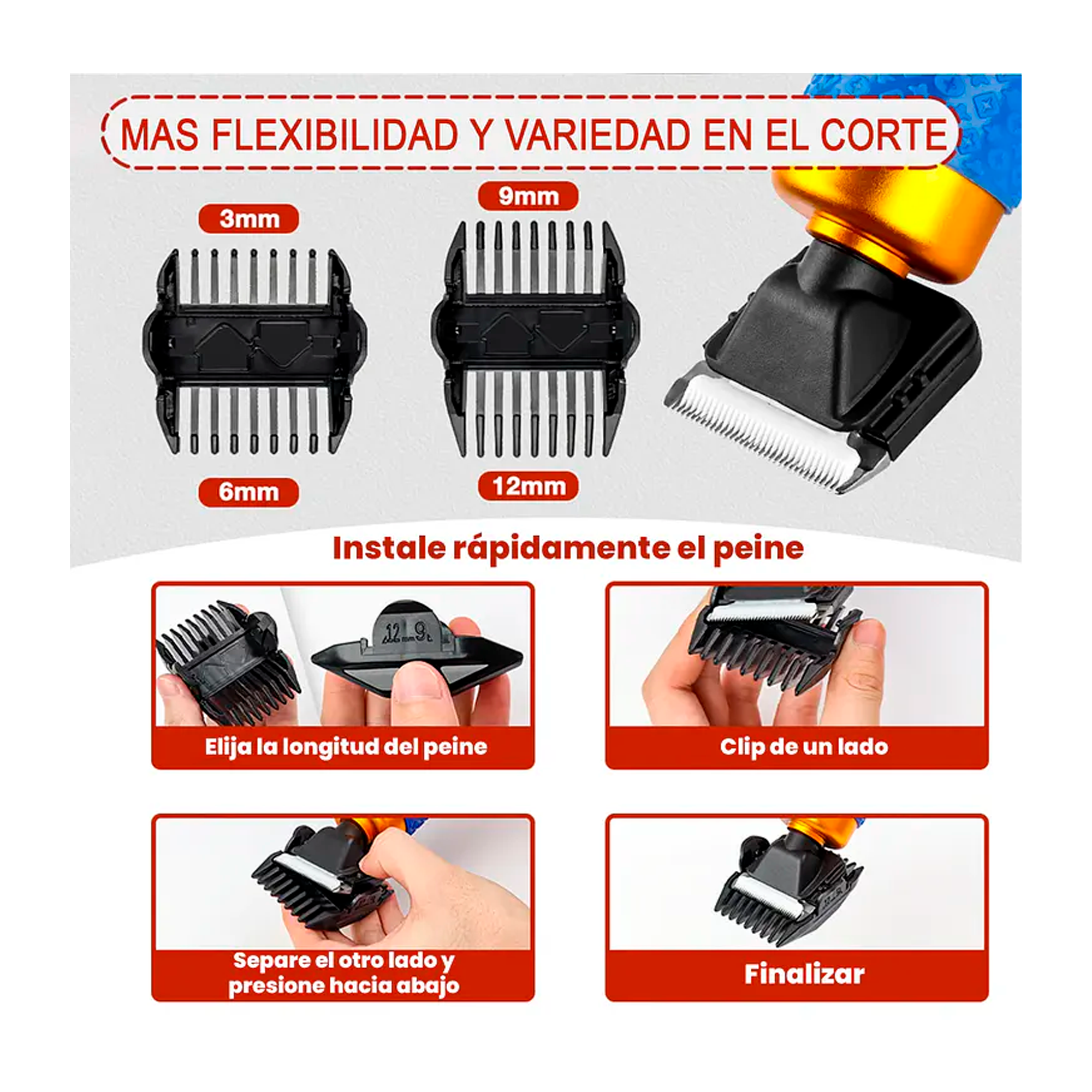 Cortador Pelo Electrica Para Alfombras Y Mascotas-2