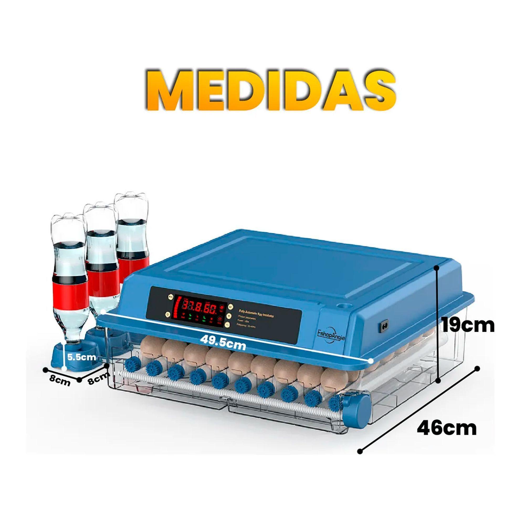 Incubadora 50w Digital Automática 36 Huevos-7