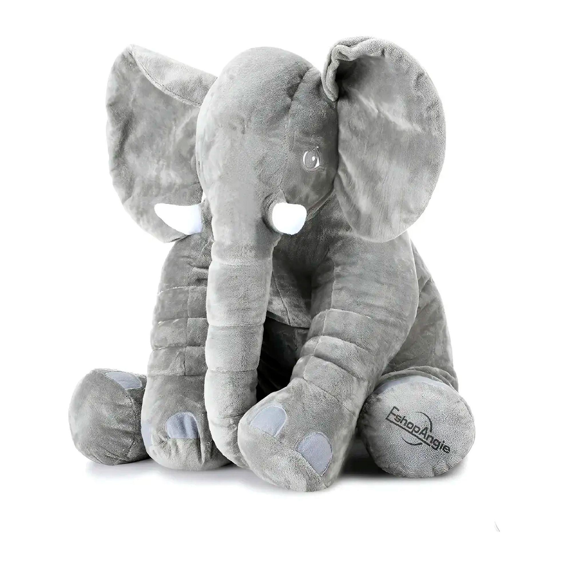 Almohada Elefante De Soporte Para Bebés 0 A 3 Años Gris-0