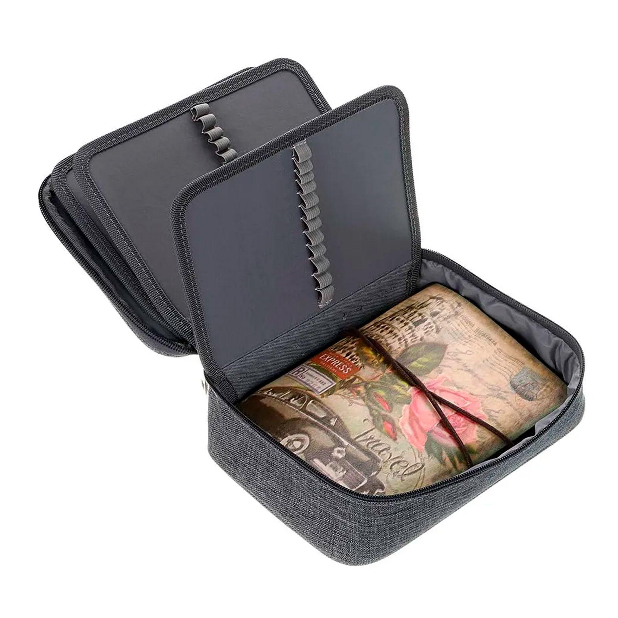 Estuche Para Lápices72 Ranuras Lapiceras Organizador Escolar-2