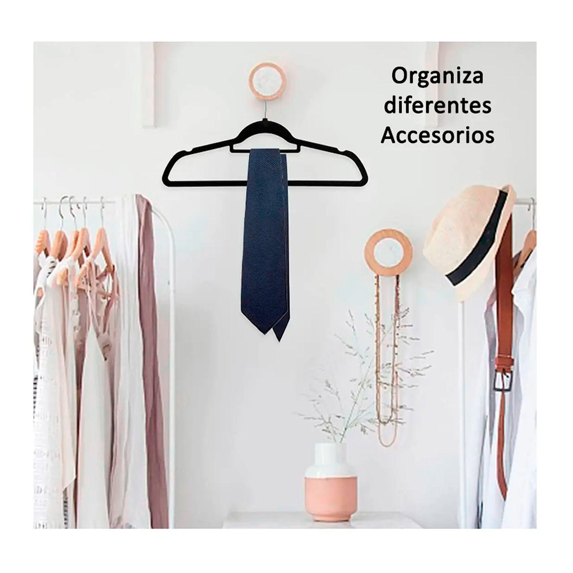 Colgadores De Ropa Antideslizantes Terciopelo 20 Unid Gancho-5