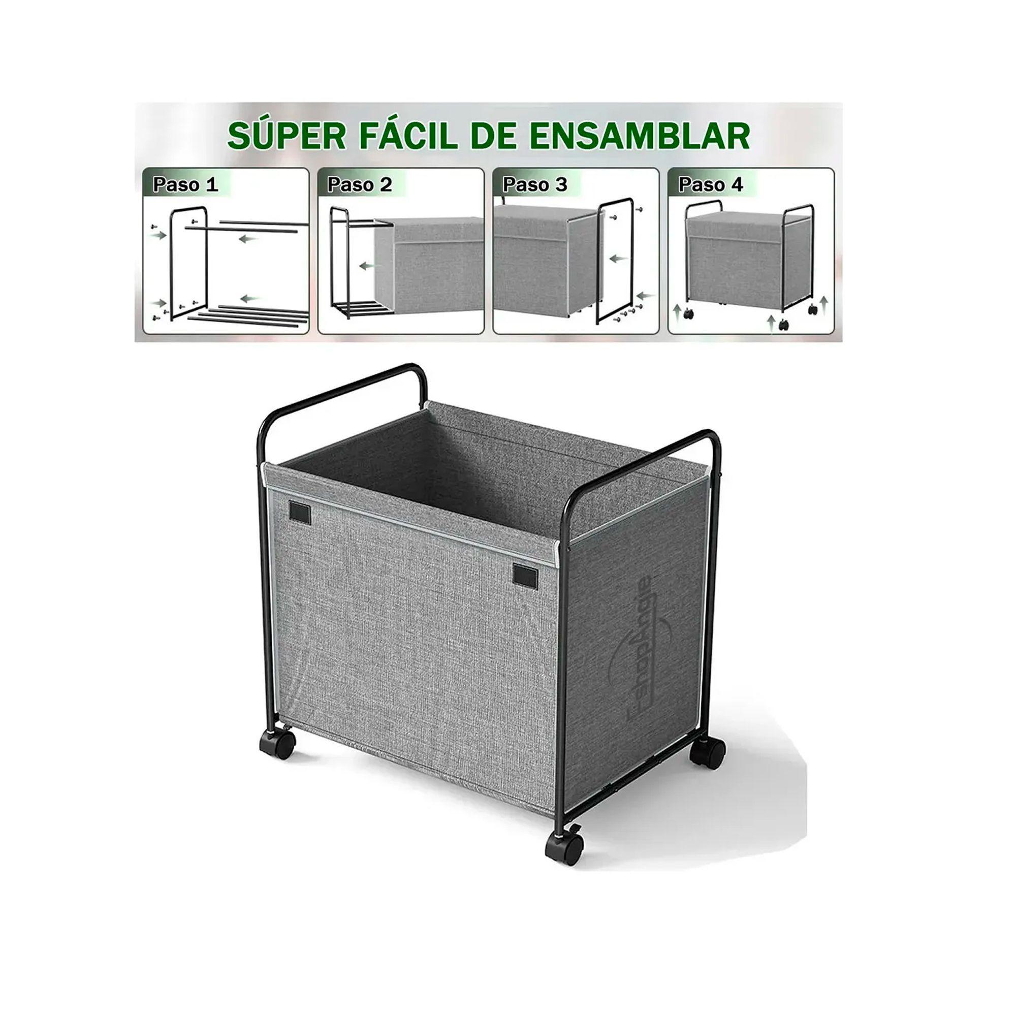 Cesto Organizador Multiuso Ropa Juguetes Con Ruedas-2