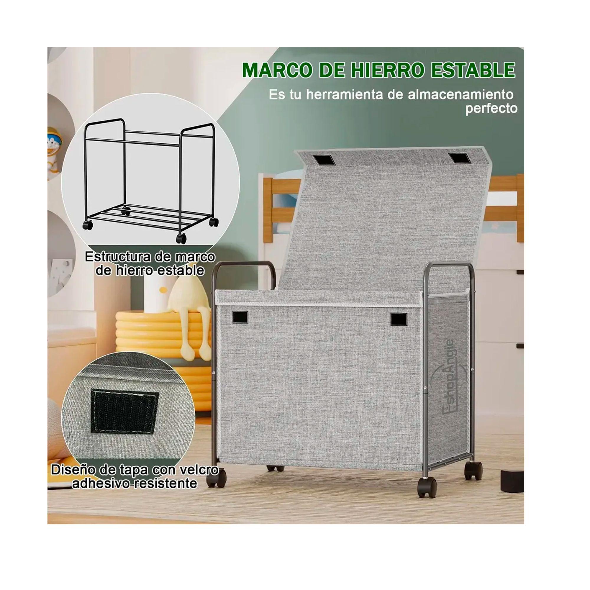 Cesto Organizador Multiuso Ropa Juguetes Con Ruedas-4