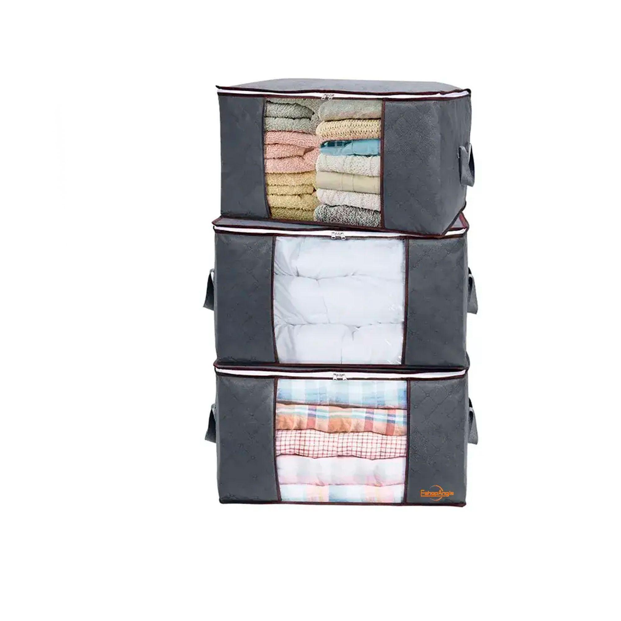 Pack 6 Bolsas Organizador Almacenamiento De Ropa Mantas-0
