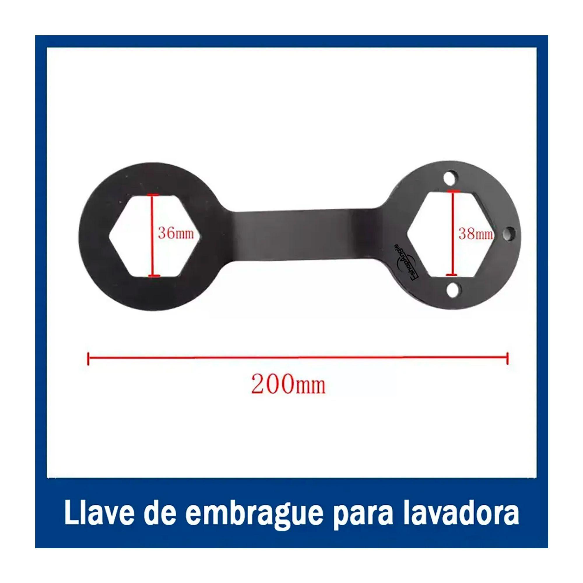 Llave De Embrague Y Tuerca Para Lavadora Doble 36 38mm-3
