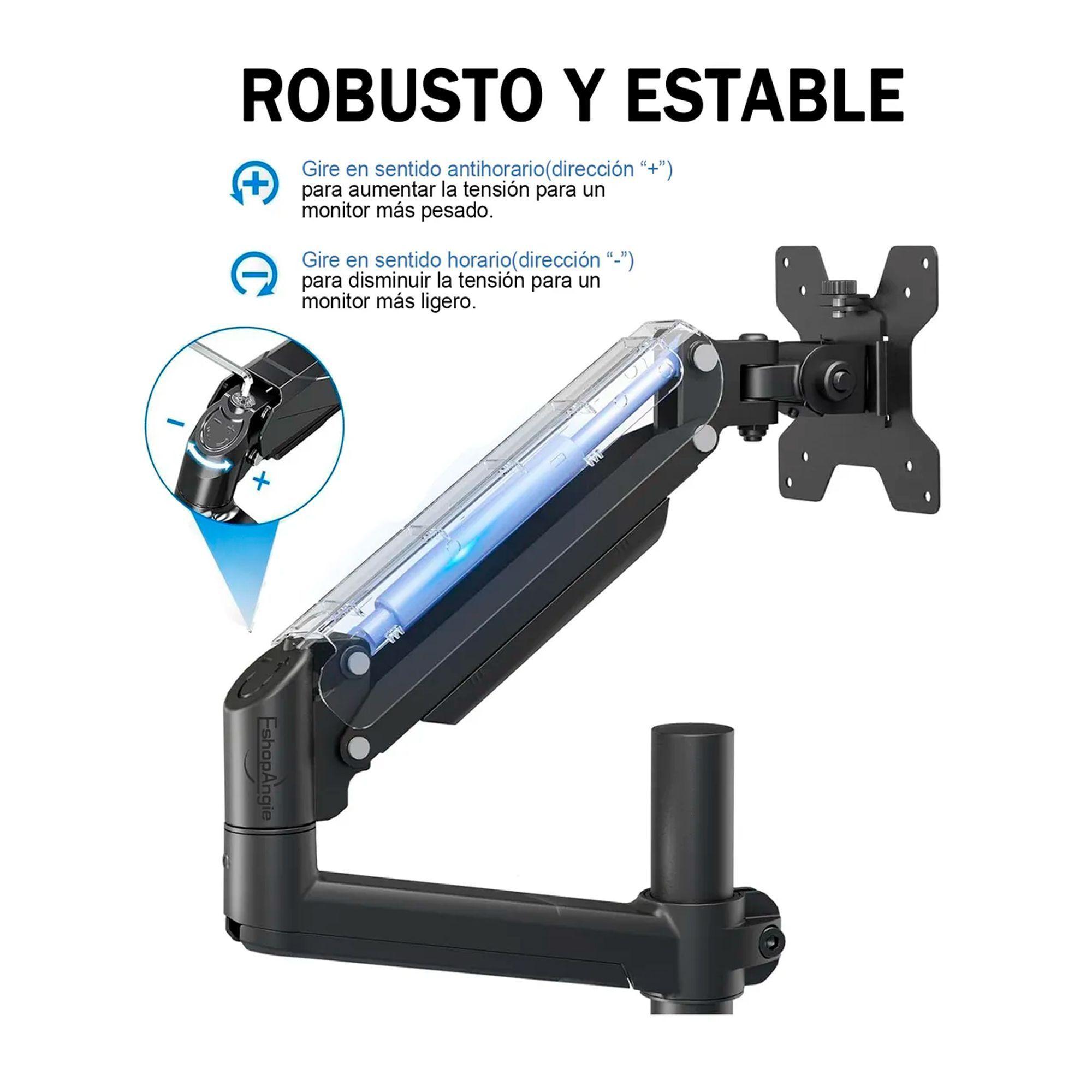Brazo Soporte Doble Monitor Escritorio 13 A 32 Pulgadas 9kg-5