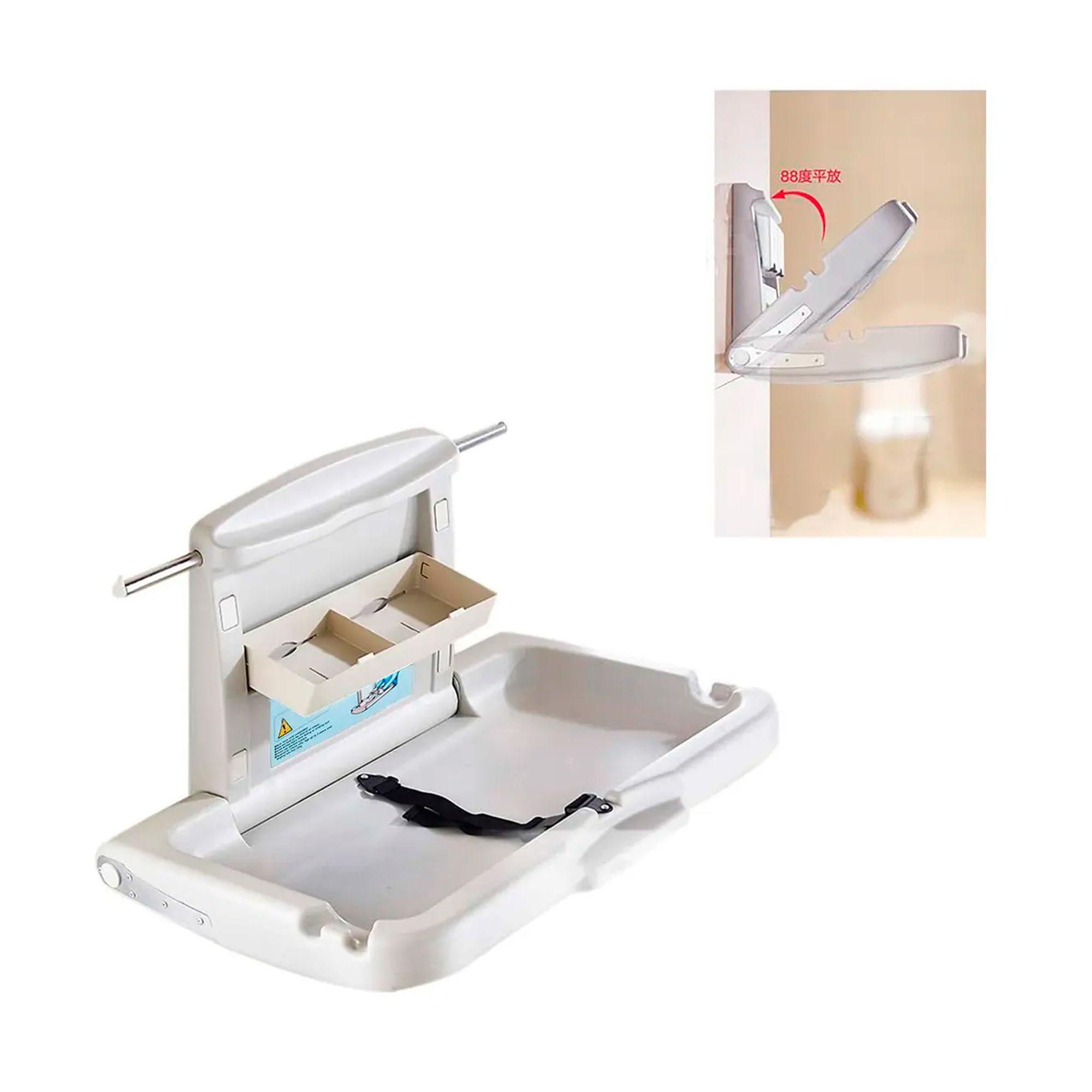 Mudador Cambiador Plegable Para Bebe Horizontal Ba o P blico-1