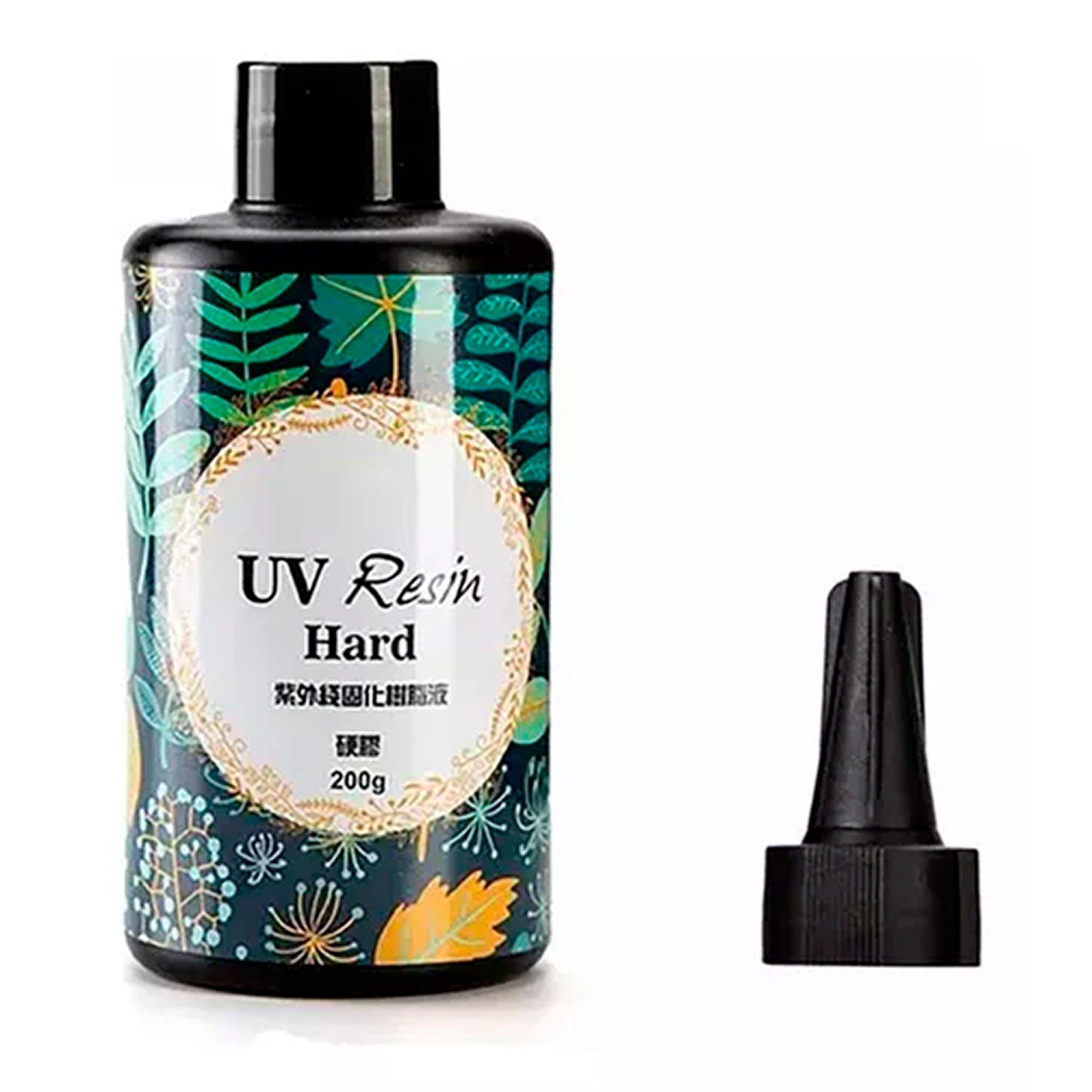 Kit Resina Uv 200g Crystal De Secado Rapido-0