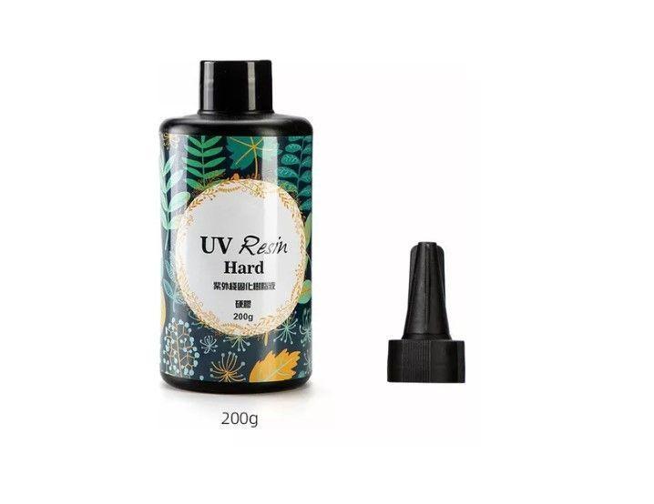 Kit Resina Uv 200g Crystal De Secado Rapido-1