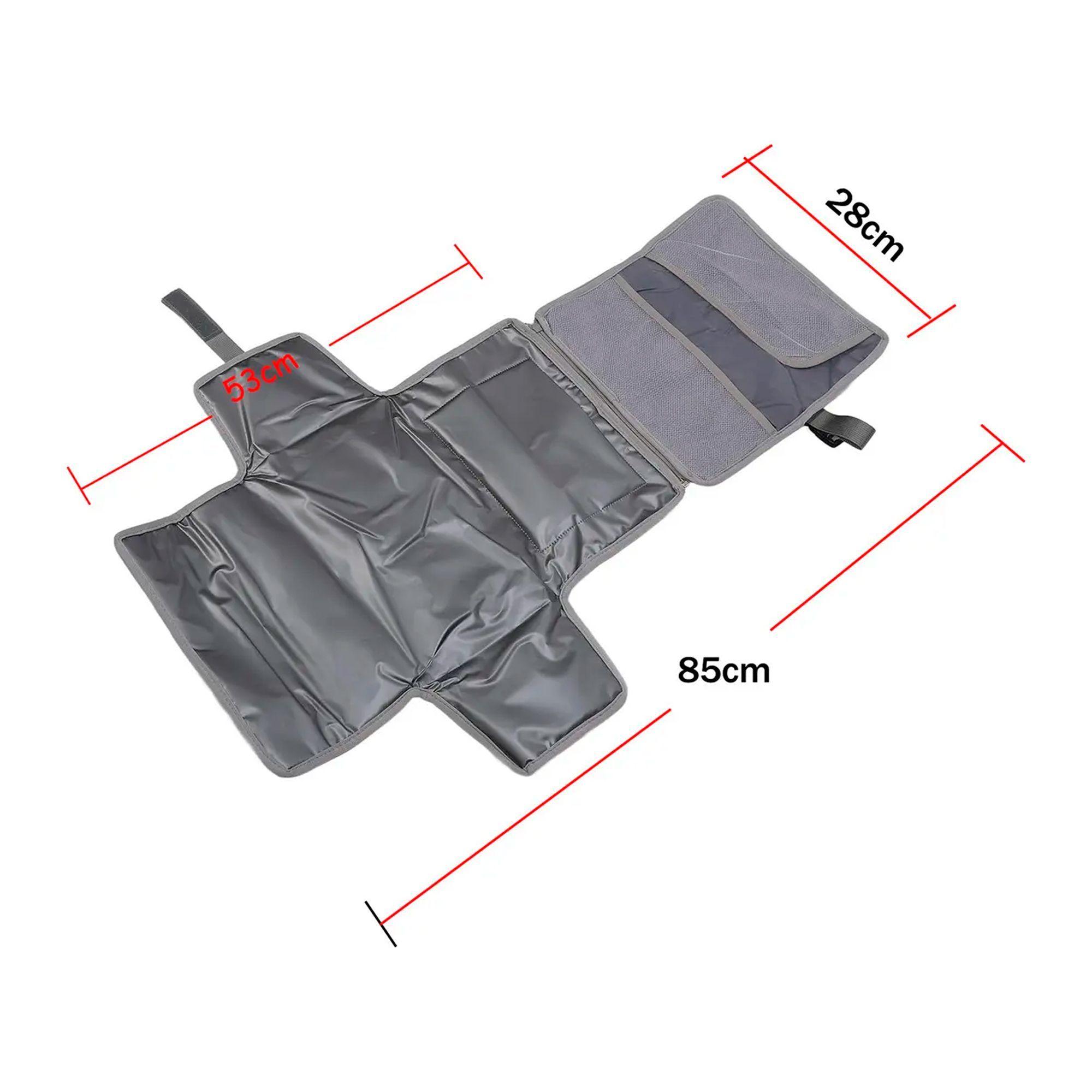 Cambiador Pañales Portátil Impermeable Bebé Mudador Plegable -3
