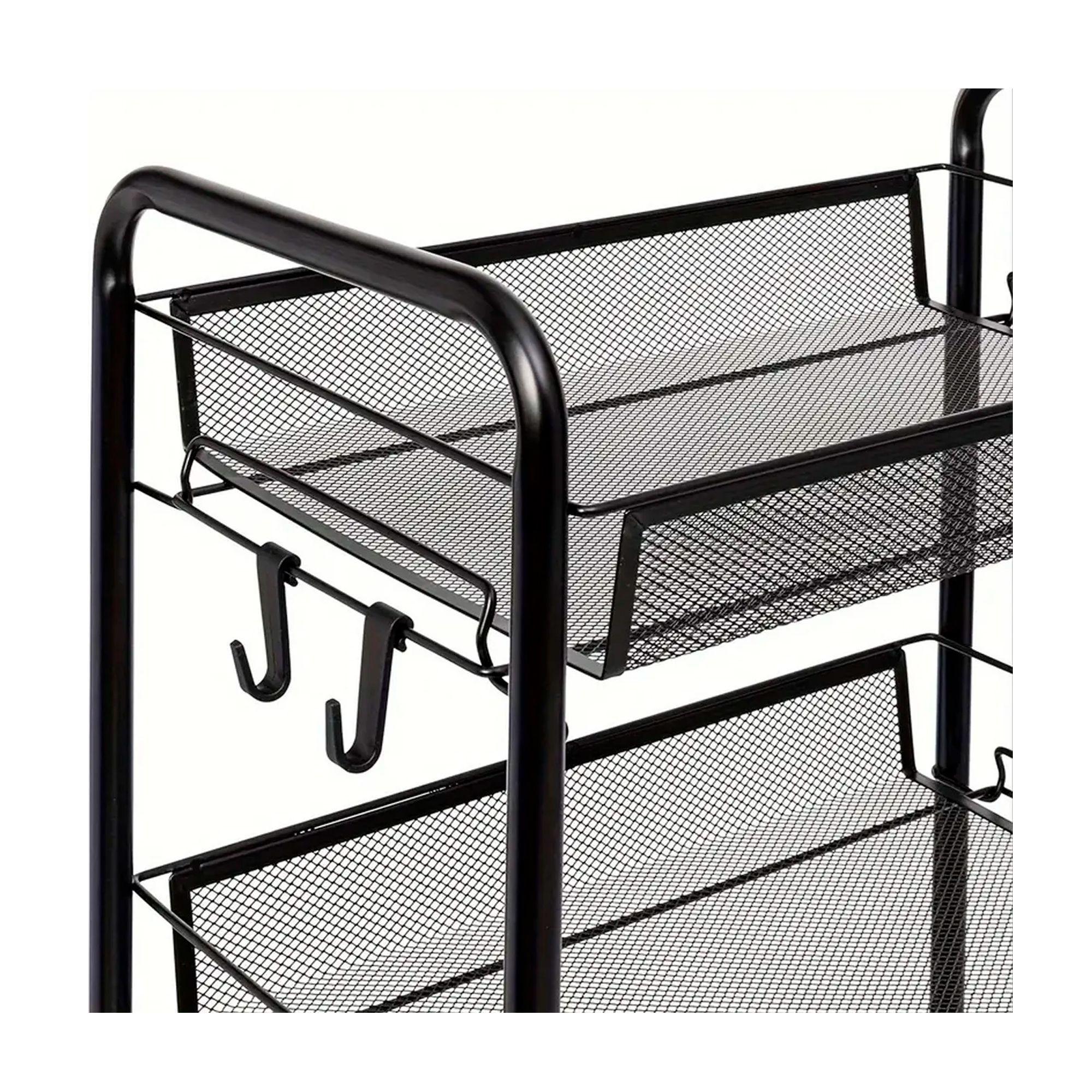 Carrito Carro Organizador Con Rueda Multiuso 4 Niveles-3