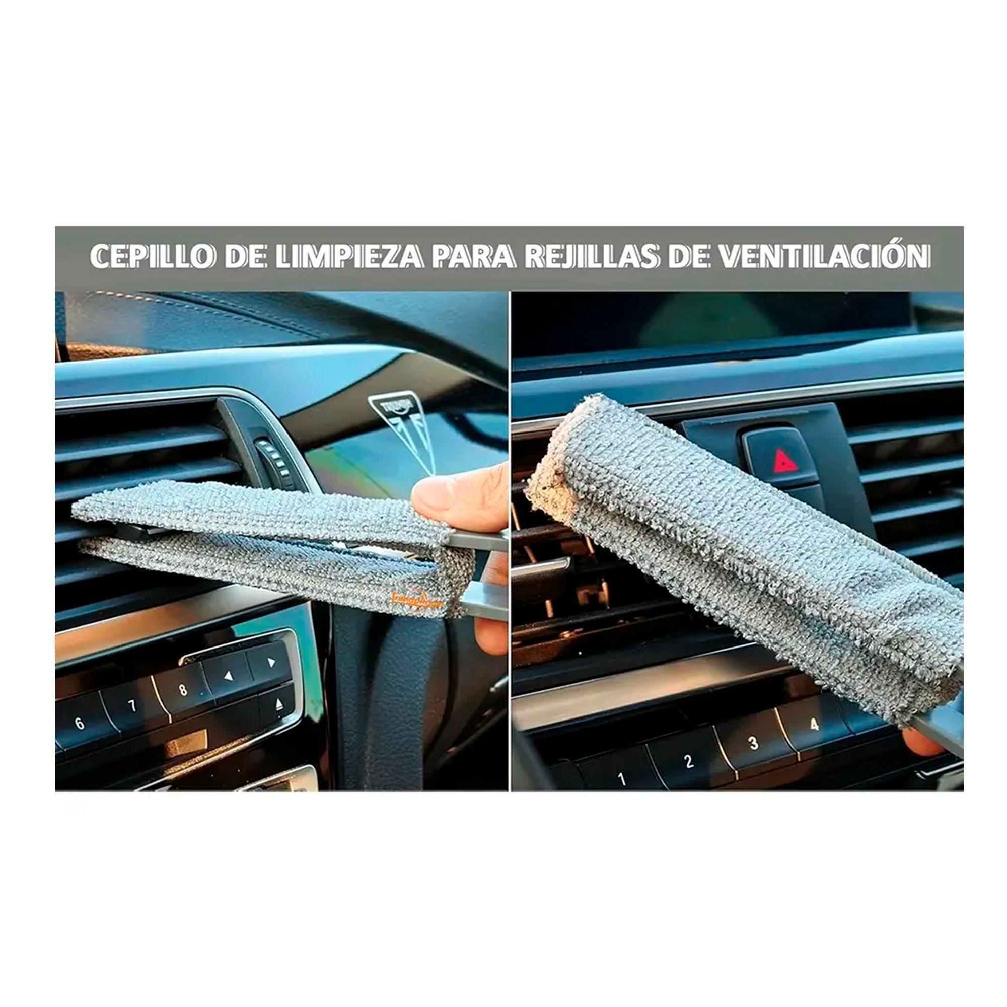 Kit Cepillos De Microfibra Auto Hogar Interior Y Exterior-3