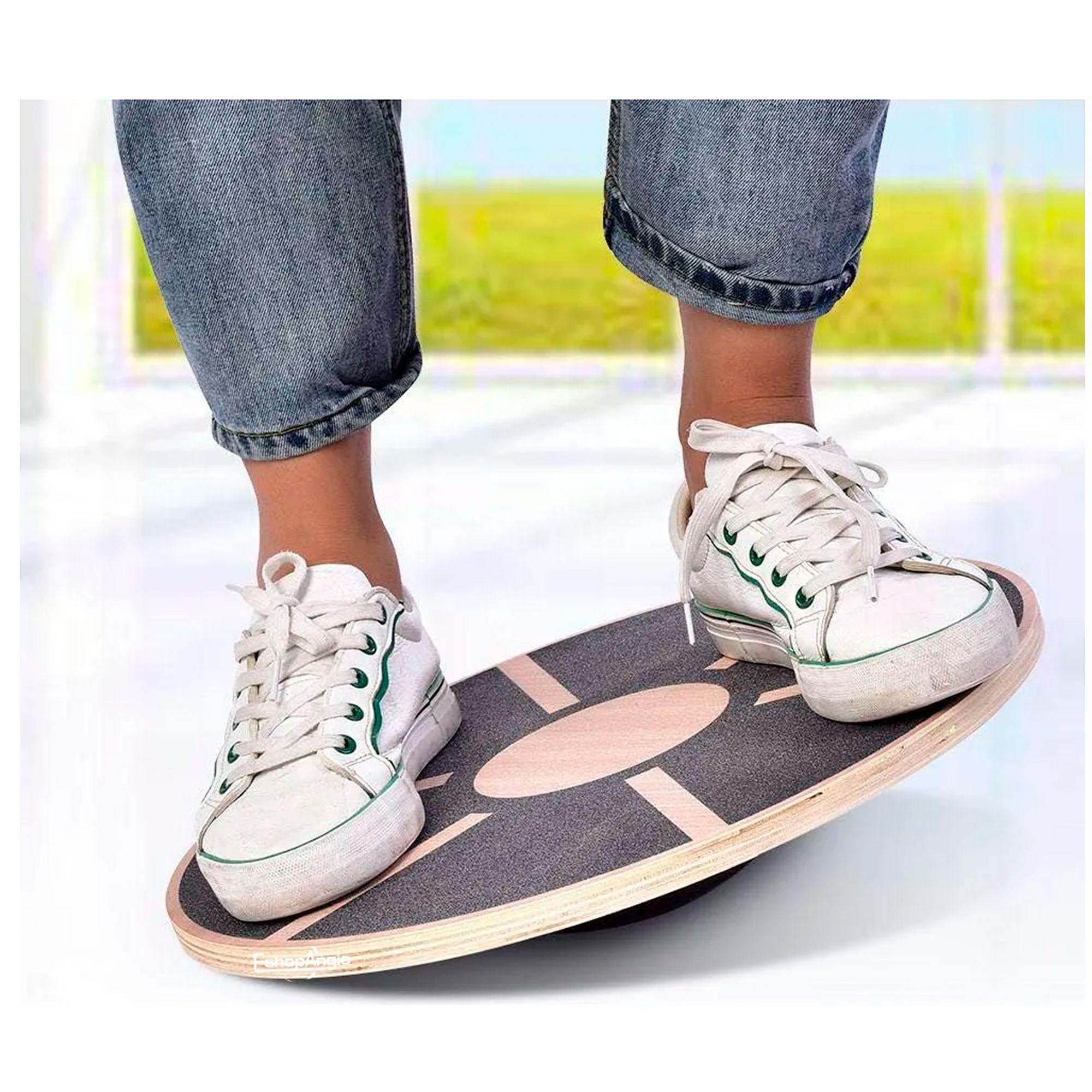 Tabla Disco Equilibrio Balance Madera Fisioterapia Fitness -6