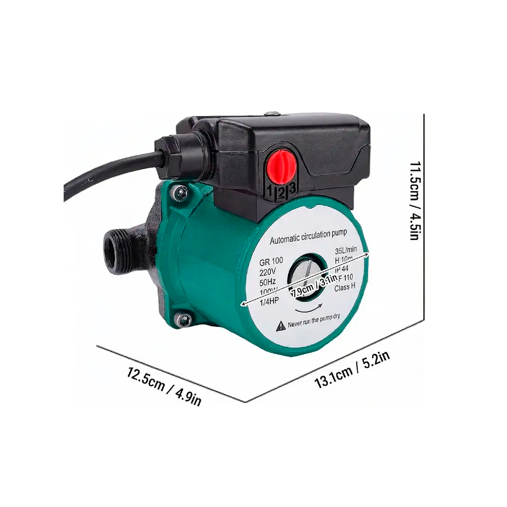 Bomba De Agua Presurizadora Calefon Aumenta Presi n 100w-3