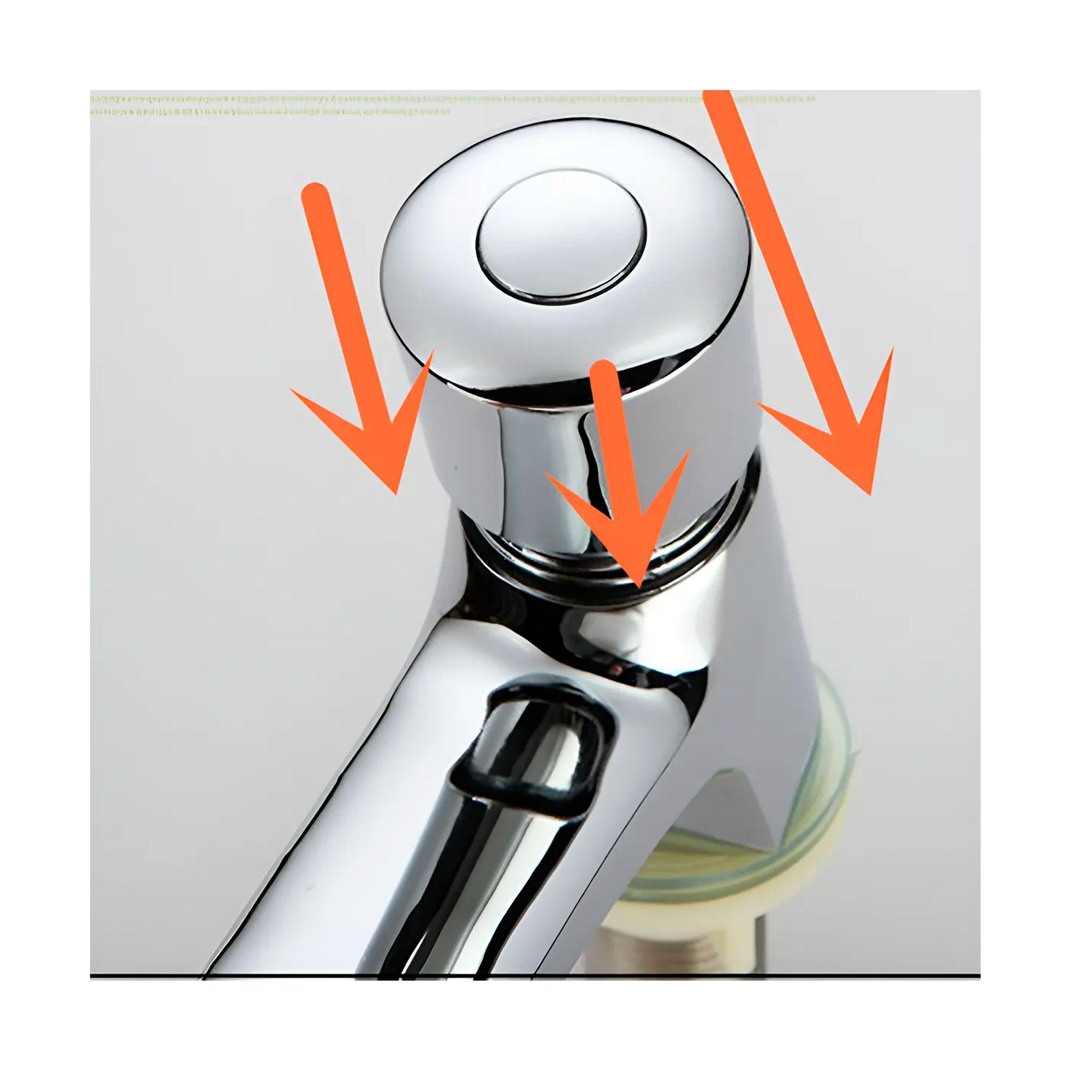 Llave Temporizada Lavamanos Lavatorio Cromada-4