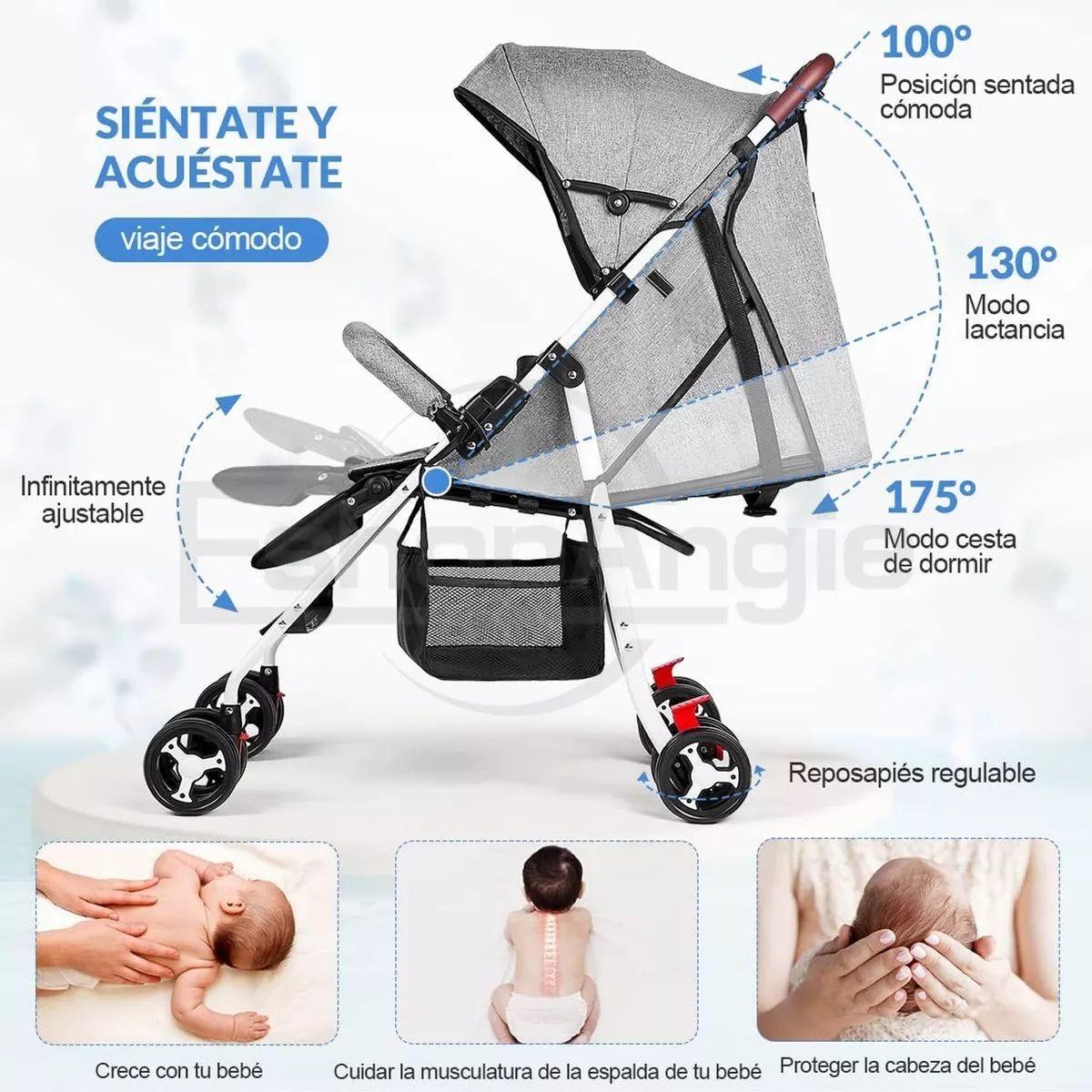 Coche Paraguas De Paseo Para Bebé Plegable Y Resistente-3