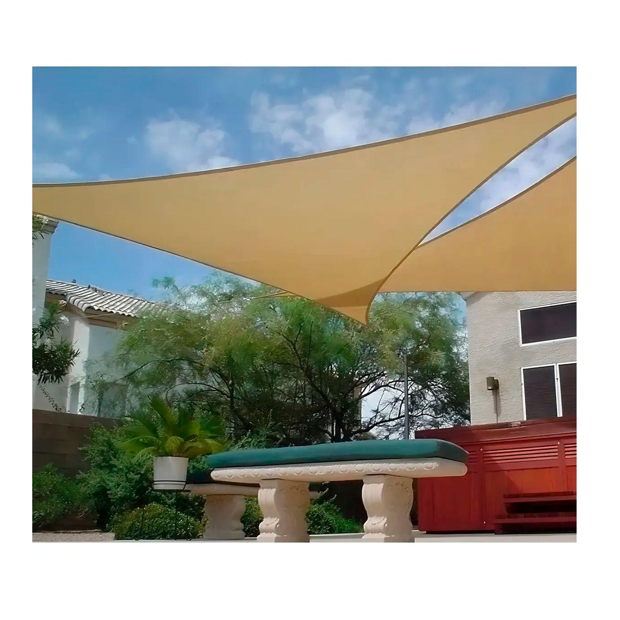 Vela Sombra Triangular 5x5x5 Exterior-2