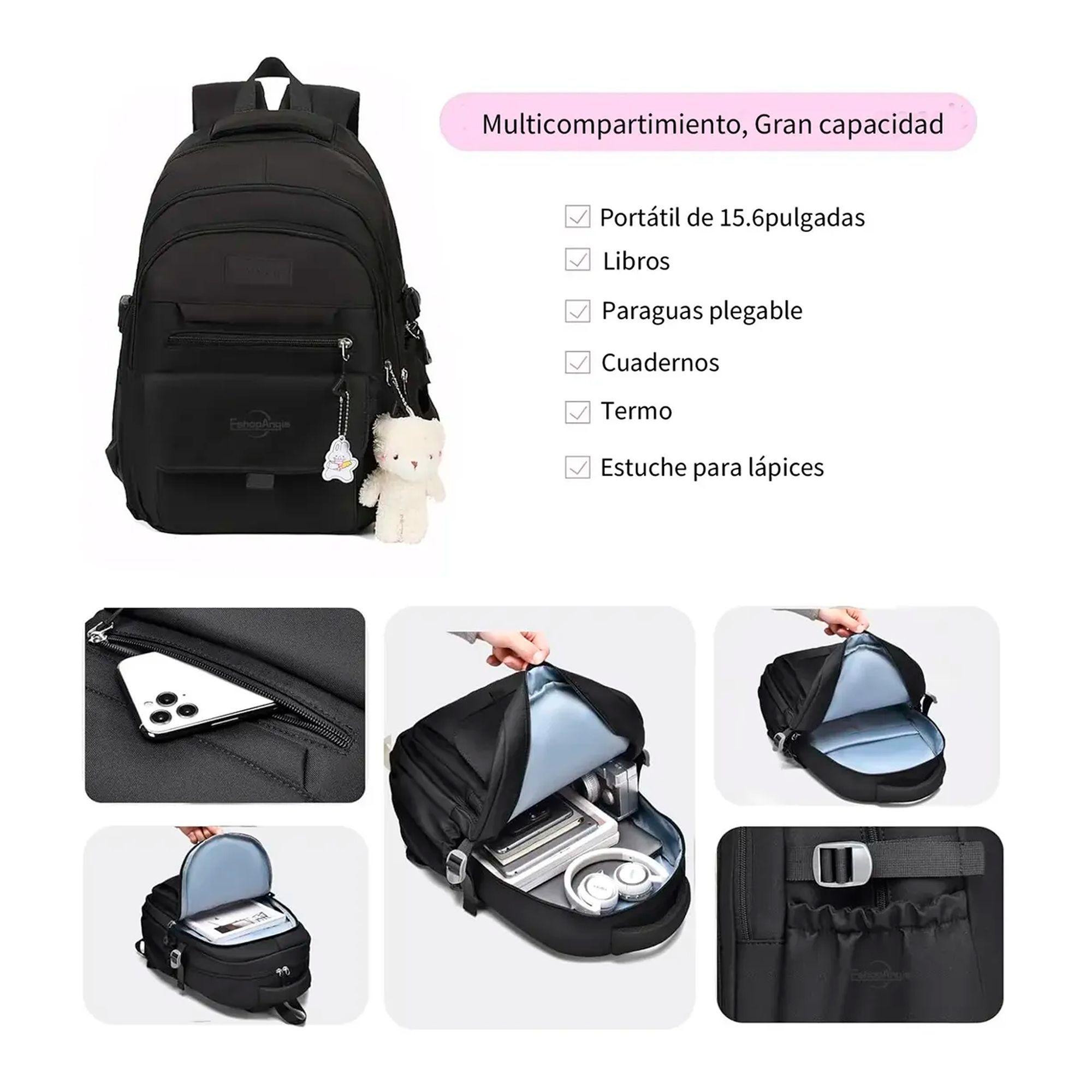 Mochila Urbana Escolar Para Viaje Bolsa Notebook Antirrobo-1