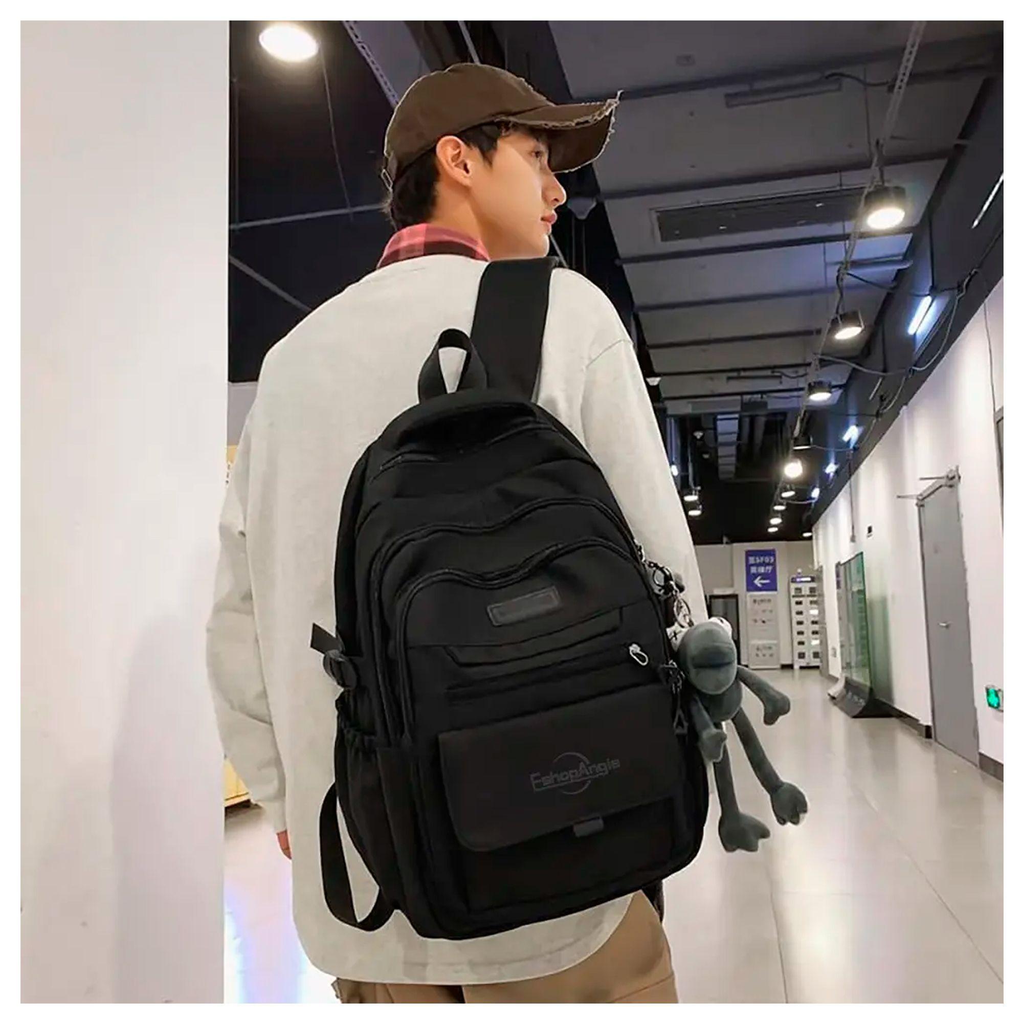 Mochila Urbana Escolar Para Viaje Bolsa Notebook Antirrobo-3