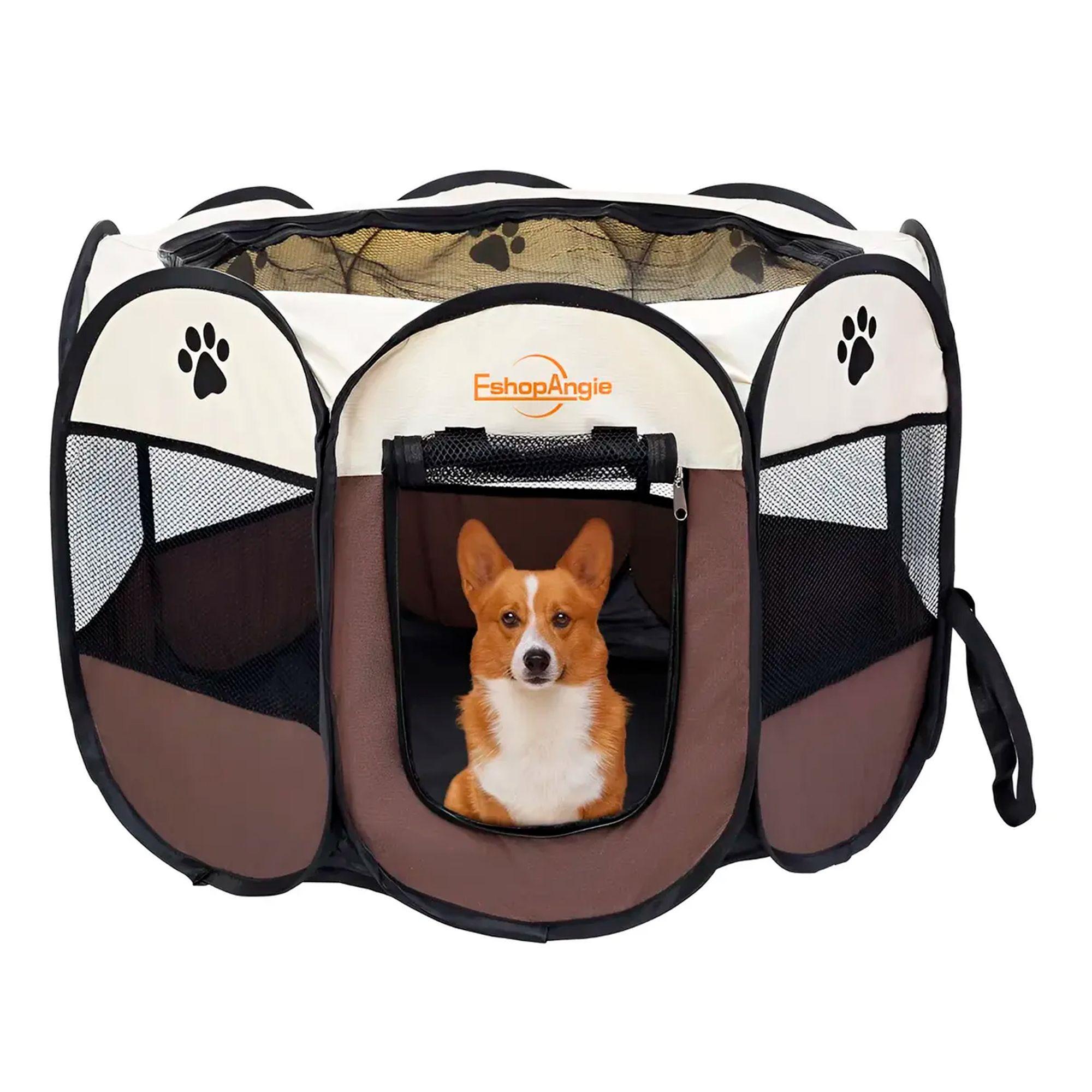 Corral Tienda Para Mascotas Portatil Perro Gato-0